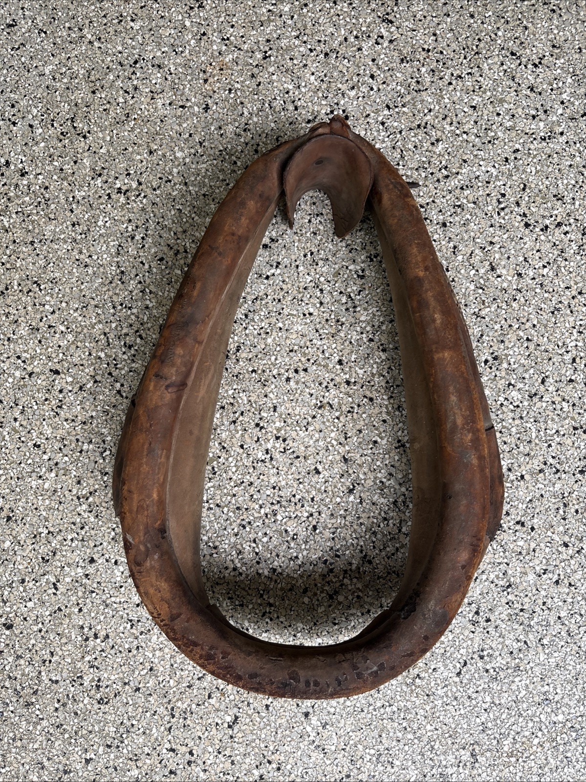 Vintage Antique Leather Horse/Mule Western Collar Yolk Home Decor Farmhouse