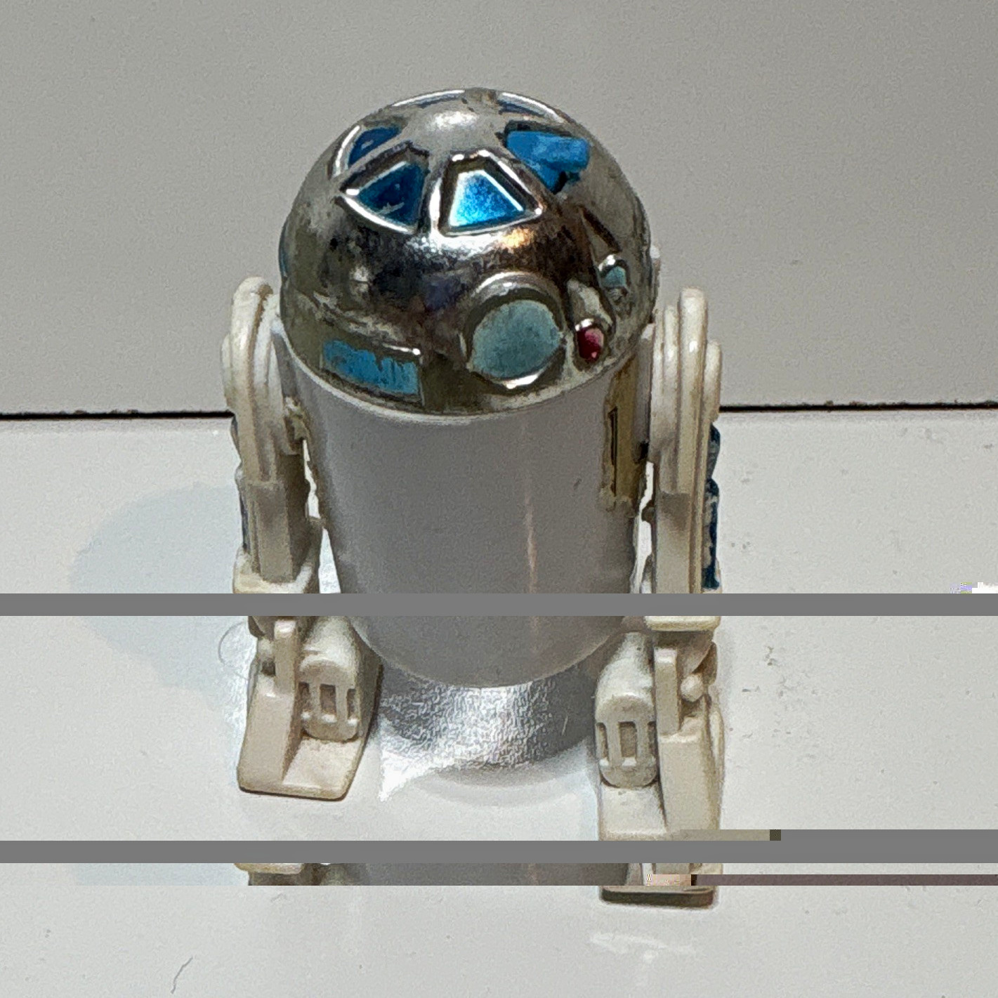 Kenner 1977 Star Wars R2-D2 Action Figure - clicking head. No stickers see pics