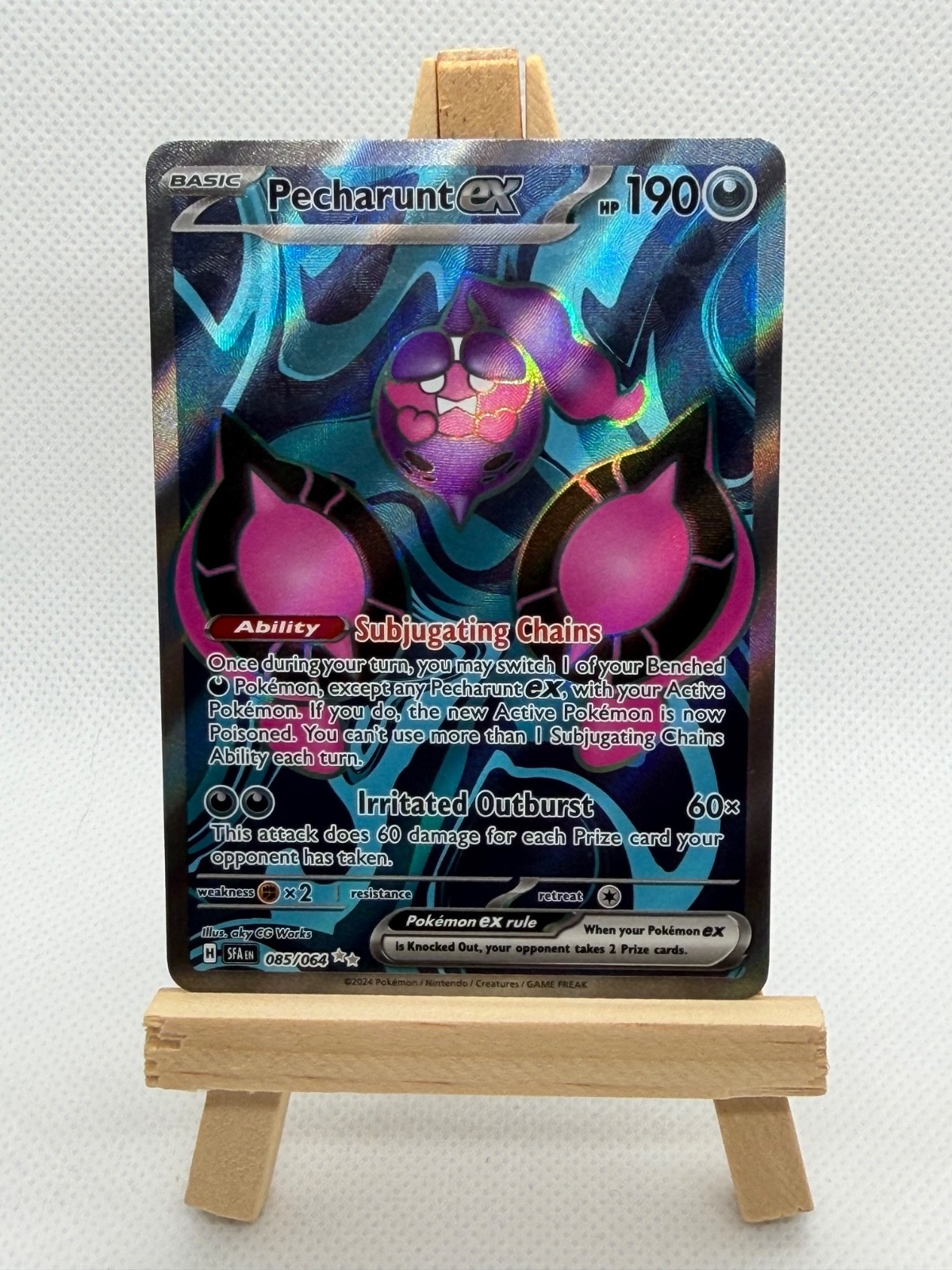 Pokémon TCG Pecharunt ex 085/064 Sv: Shrouded Fable Ultra Rare Holo