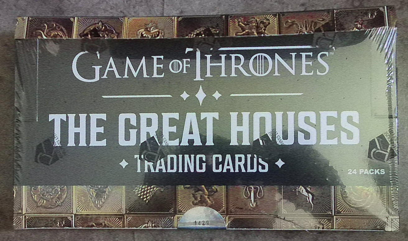 Rittenhouse Game of Thrones The Great Houses Factory Sealed Trading Card Box