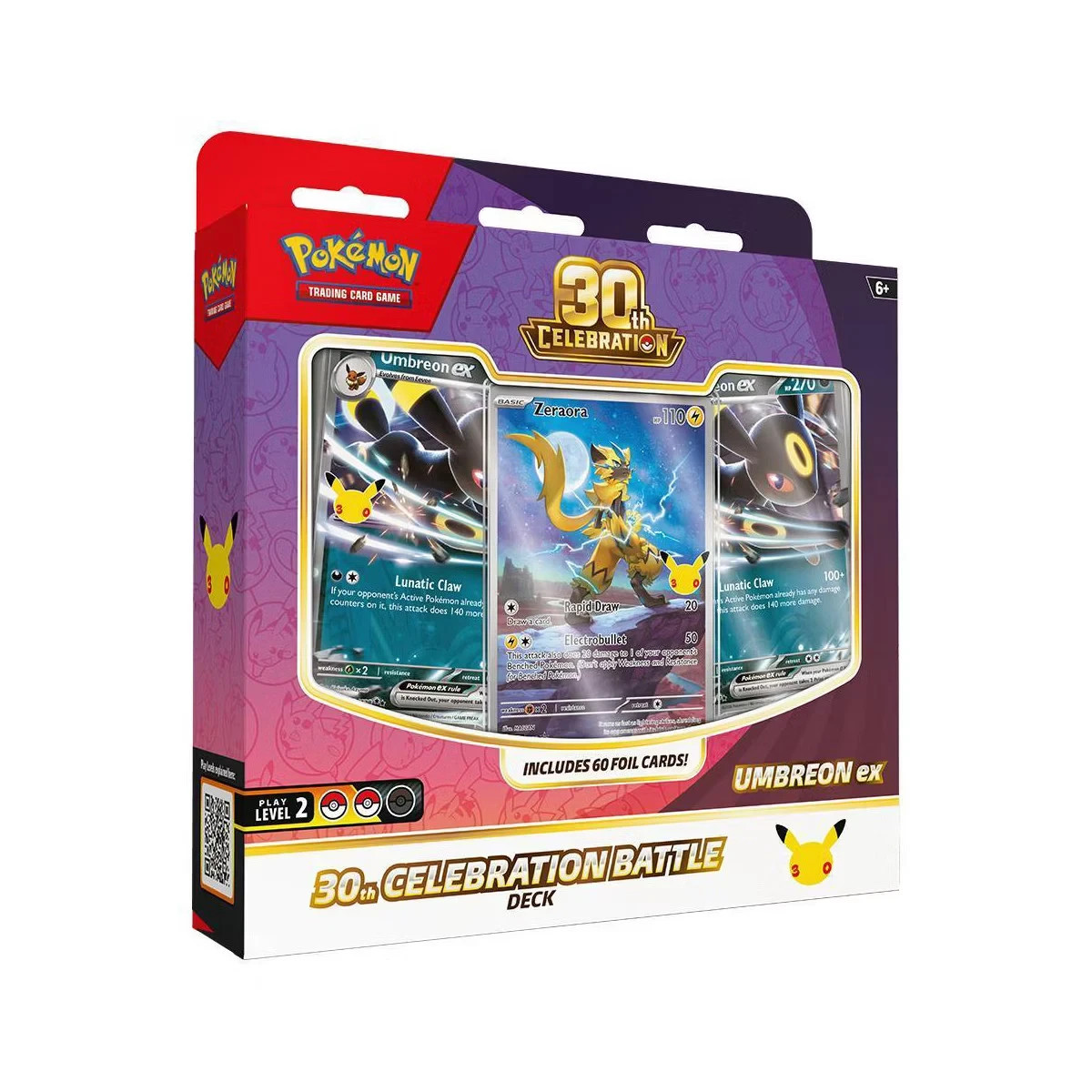 Pokemon English 30th Celebration Battle Deck Umbreon ex PRESALE OCT 30TH
