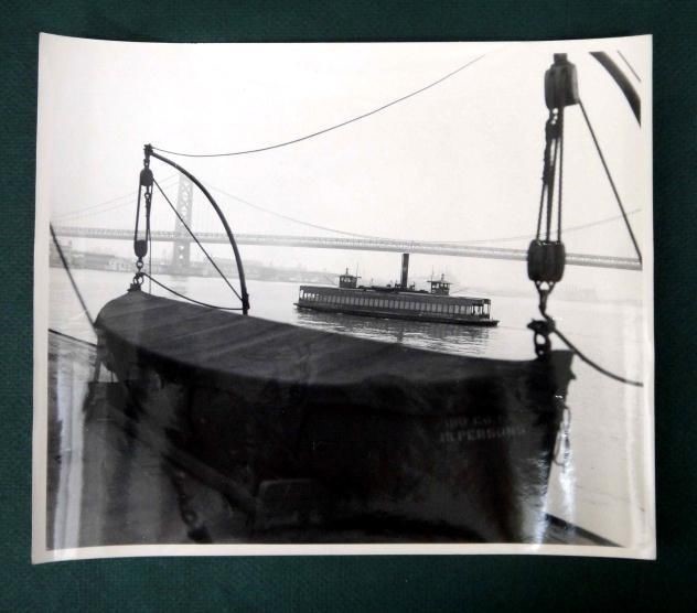 1952 vintage PENNSYLVANIA RAILWAY FERRY PHILA-CAMDEN prr