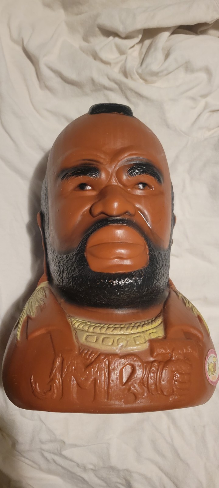 Mr. T Vintage 1983 Bank Ruby-Spears Plastic No. 20 with original sticker Clean
