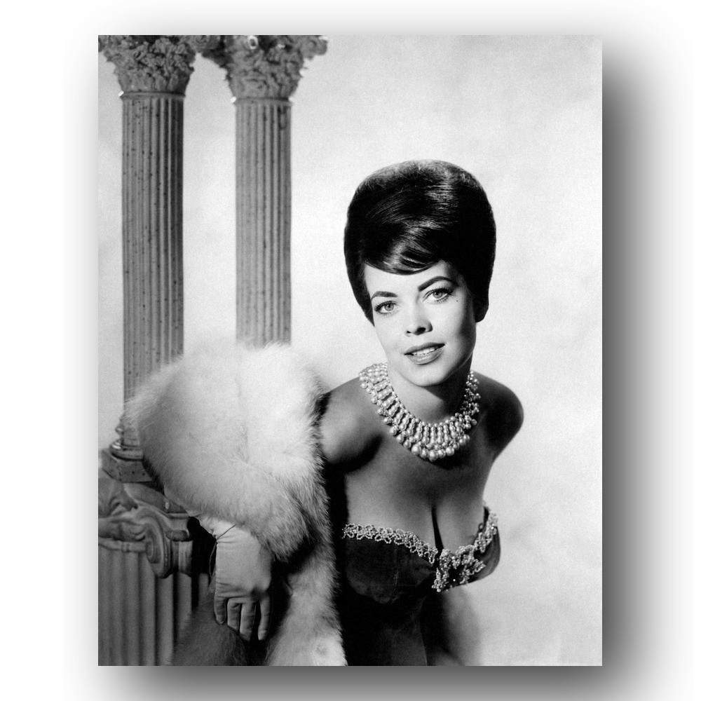 Susan Hart Photo 8x10 1963 Actress Publicity Still Pearl Necklace Off Shoulder
