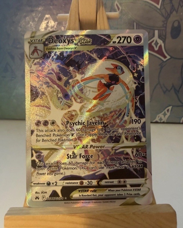 Deoxys VSTAR Gg46/Gg70 Swsh: Crown Zenith: Galarian Gallery Holo