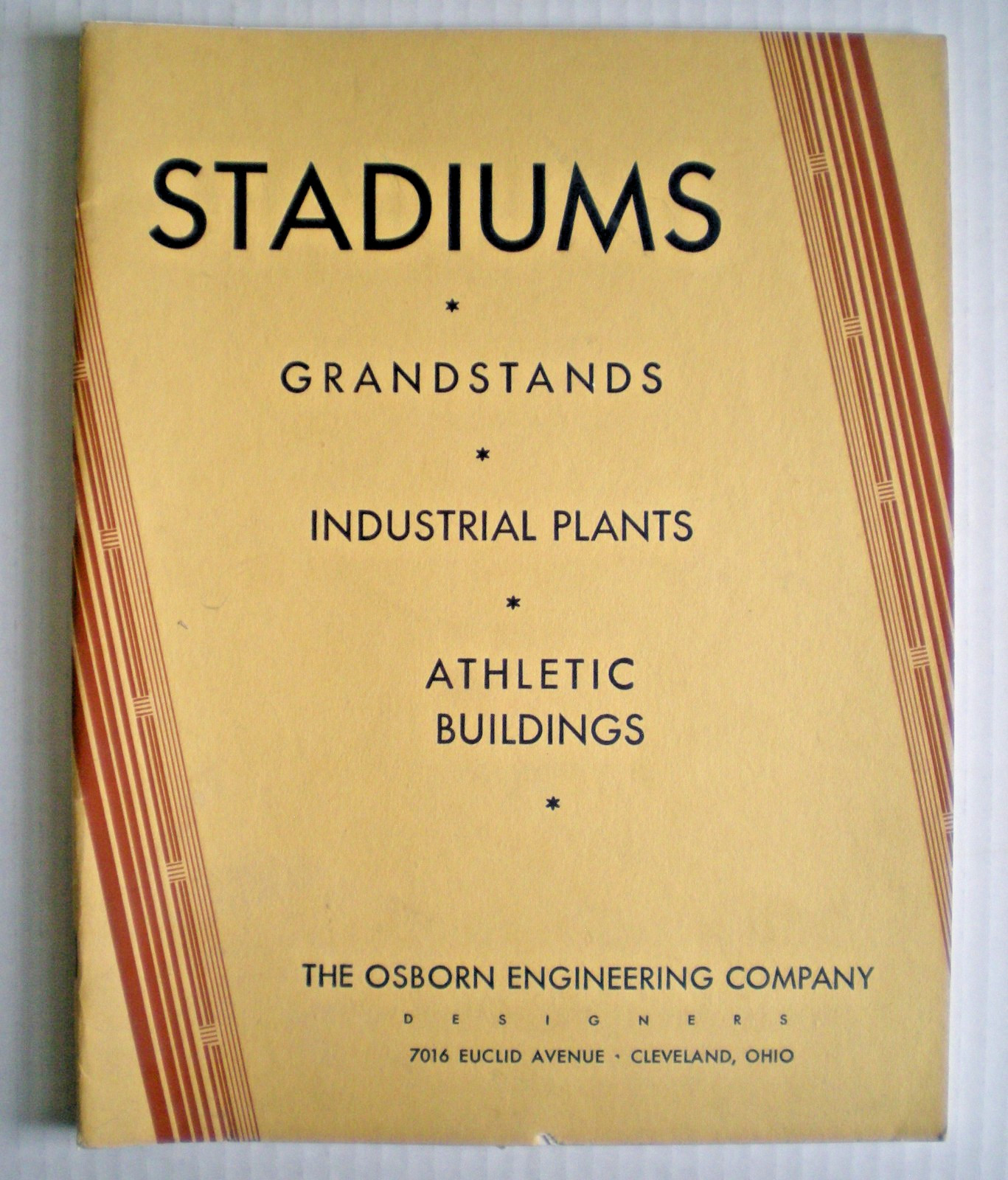 1930 Osborn Engineering Stadium Catalog Yankee Stadium Notre Dame Fenway RARE