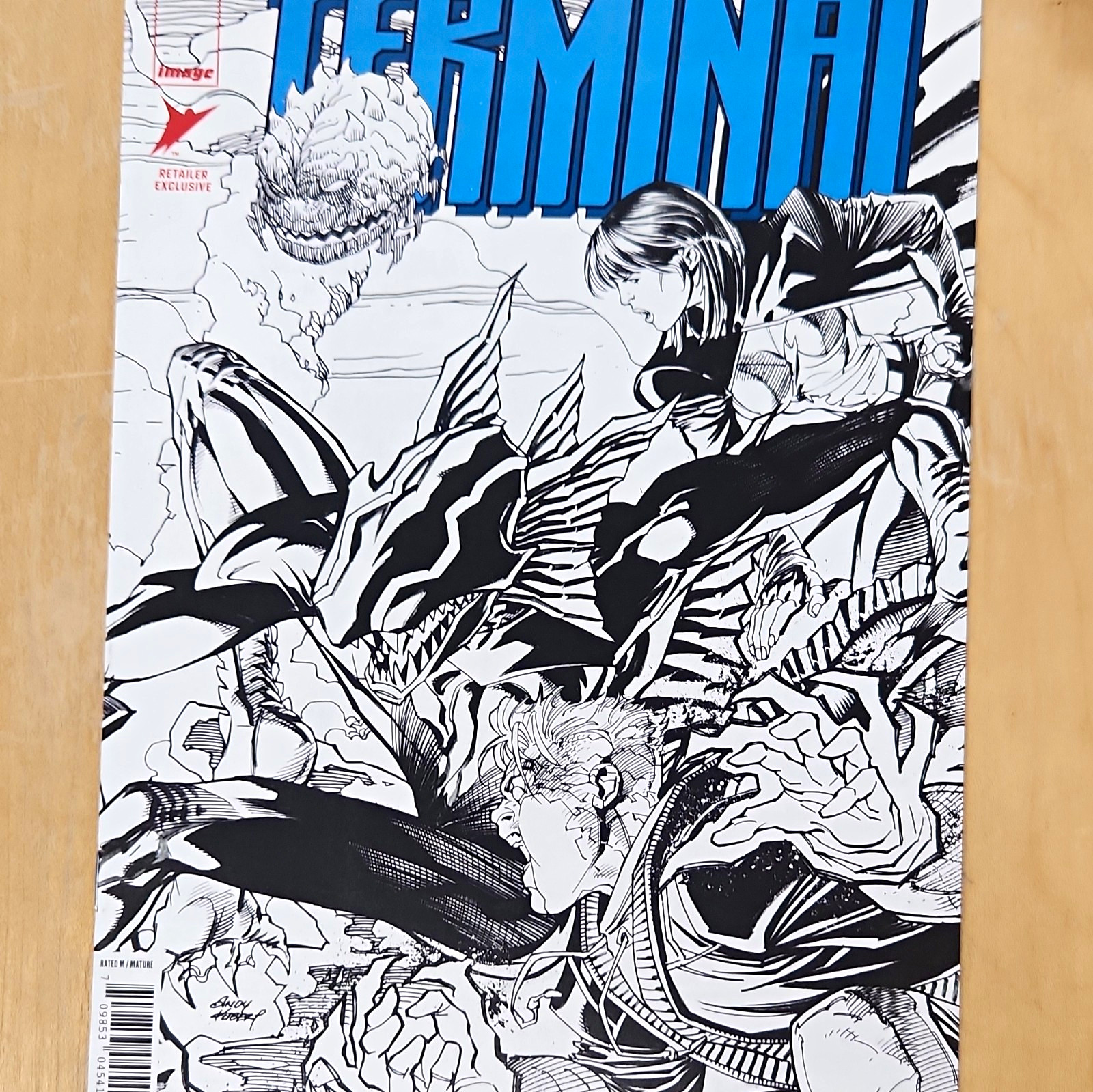 Terminal #1 Ashcan Retailer Exclusive Kubert Connecting Variant Image 2026