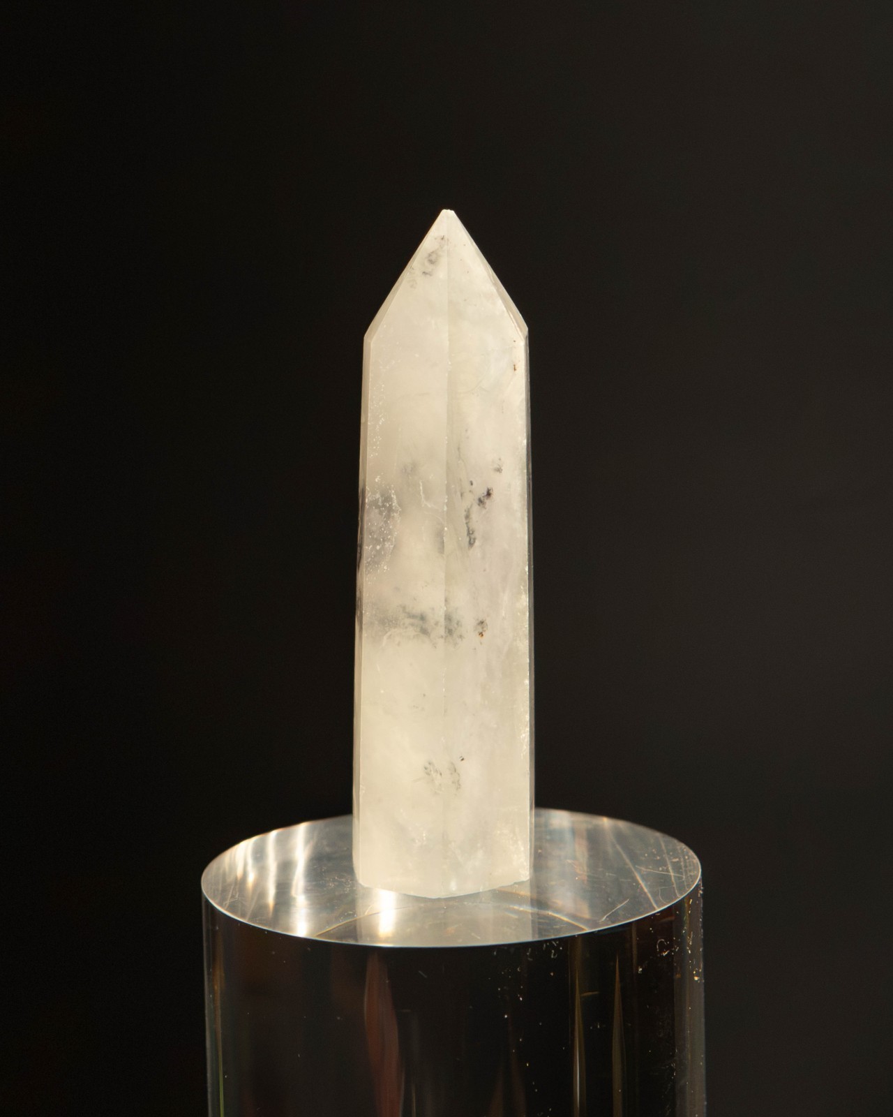Clear Quartz Crystal Tower Point 2.5” 42g Polished Wand Phantom Inclusion