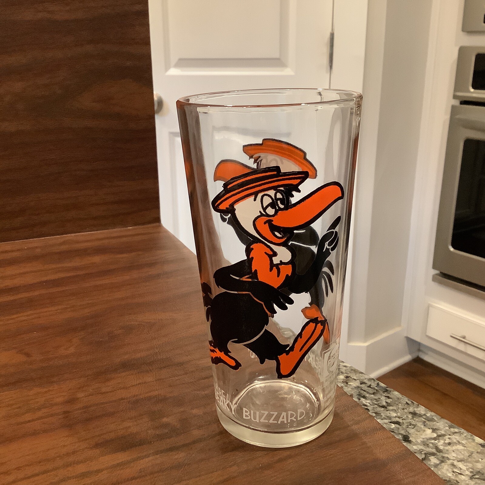 Vintage 1973 BEAKY BUZZARD Pepsi Collector Series Warner Bros Looney Tunes Glass