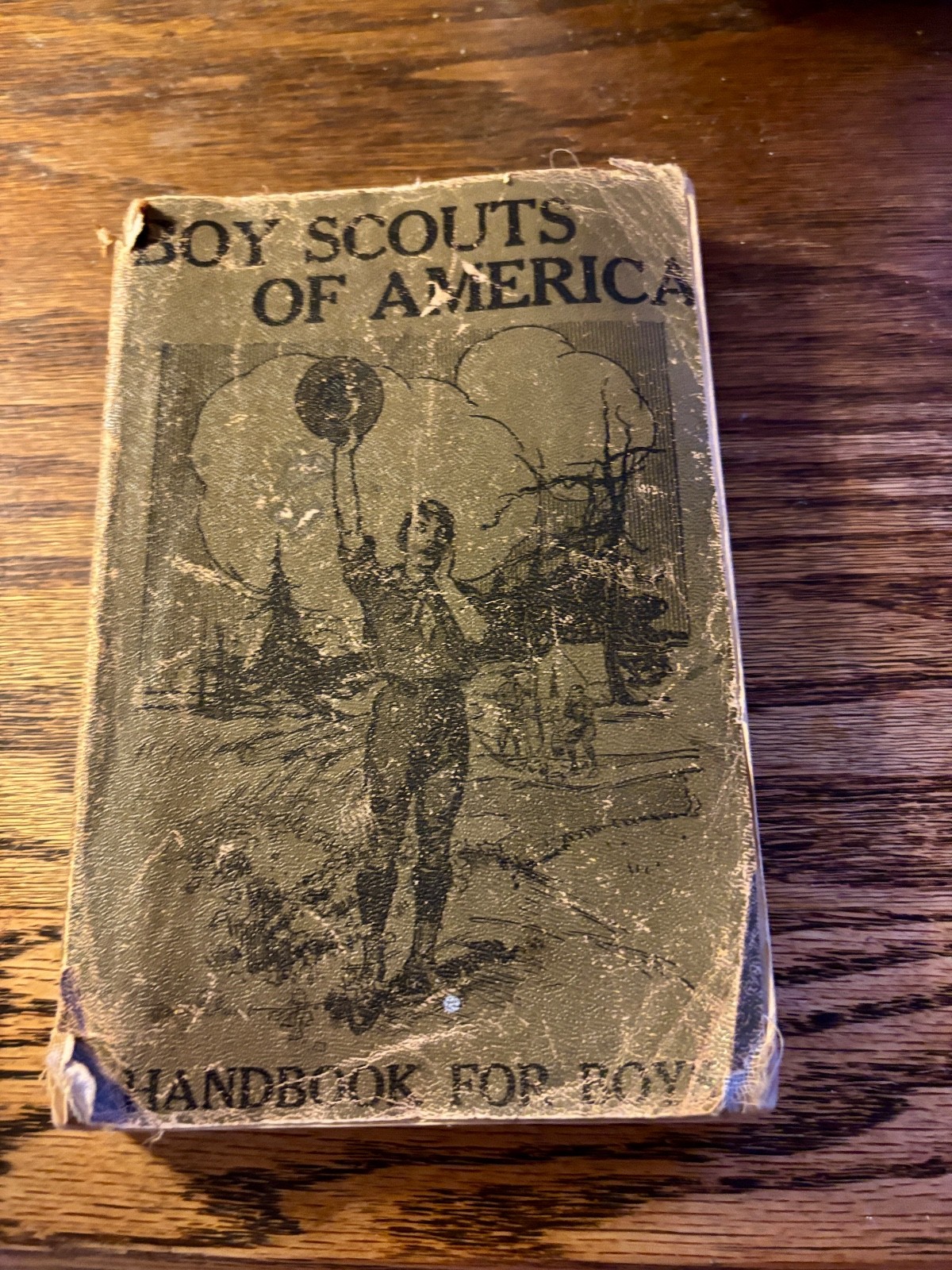 Vtg Antique  1911 FIRST ED Handbook For Boys - BOY SCOUTS OF AMERICA