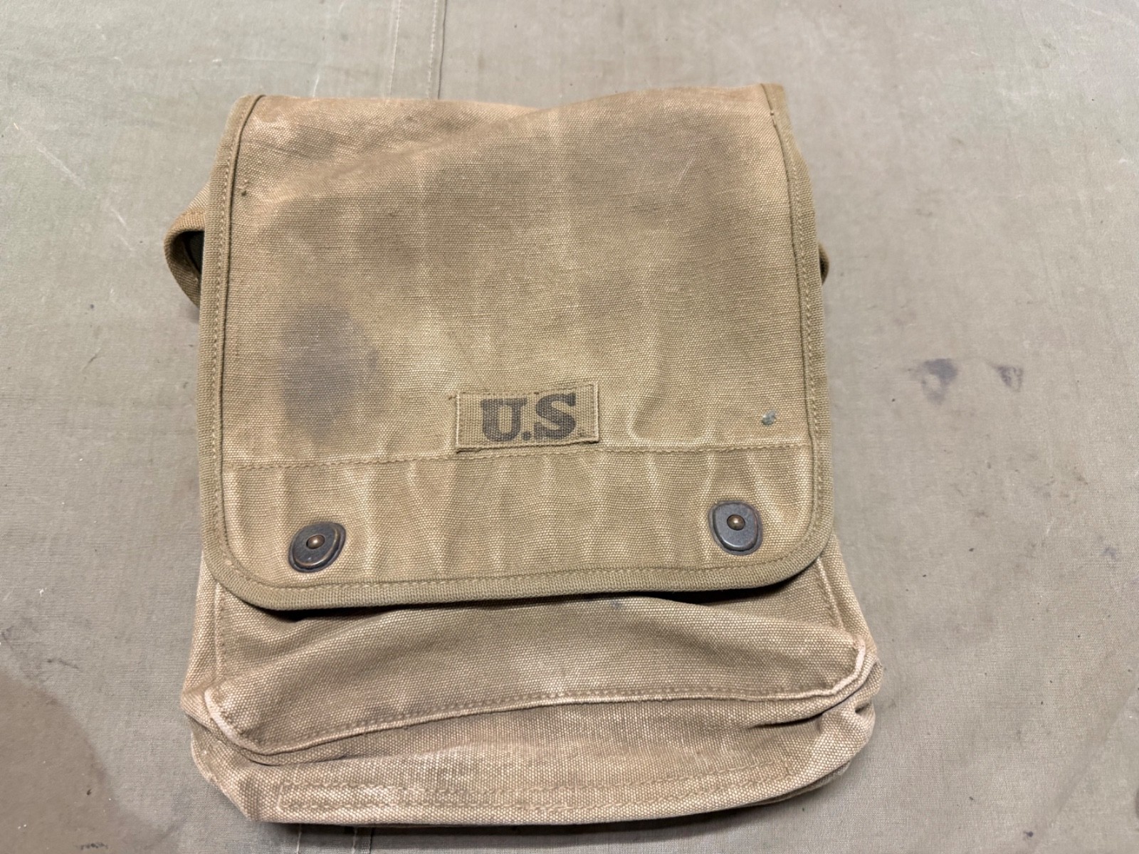 ORIGINAL WWII US ARMY INFANTRY M1938 OFFICER NCO MAP CARRY CASE-JQMD, 1943