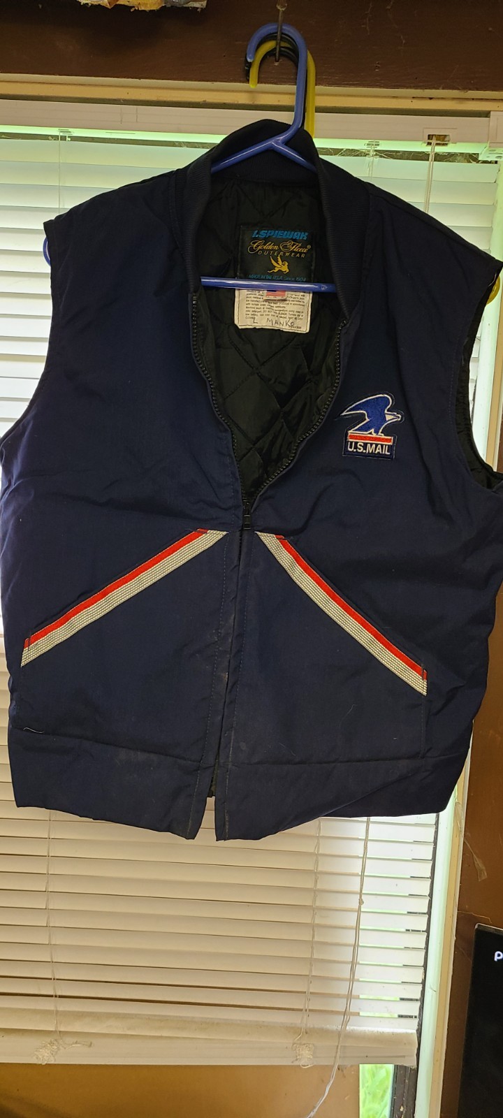 Vintage USPS Letter Carrier Discontinued Vest Spiewak U.S. Mail Men\'s M USA Made