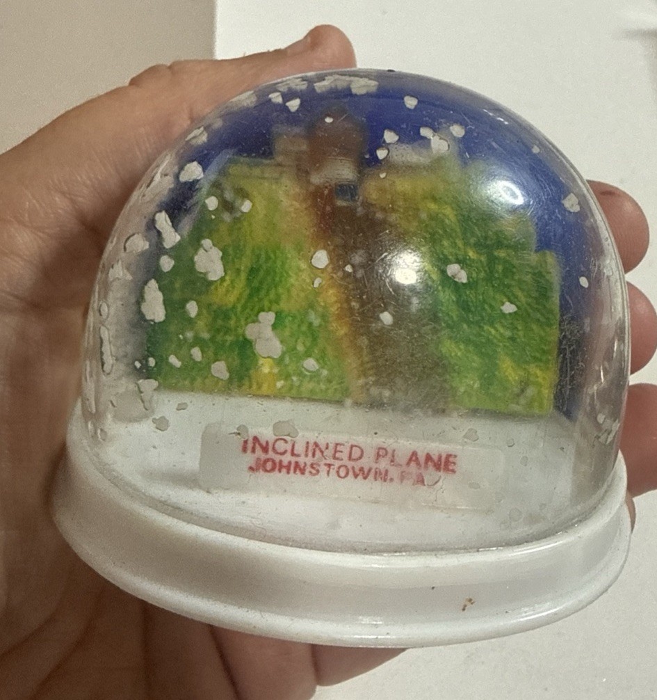 Vintage Johnstown Inclined Plane PA Souvenir Snow Globe Water Globe