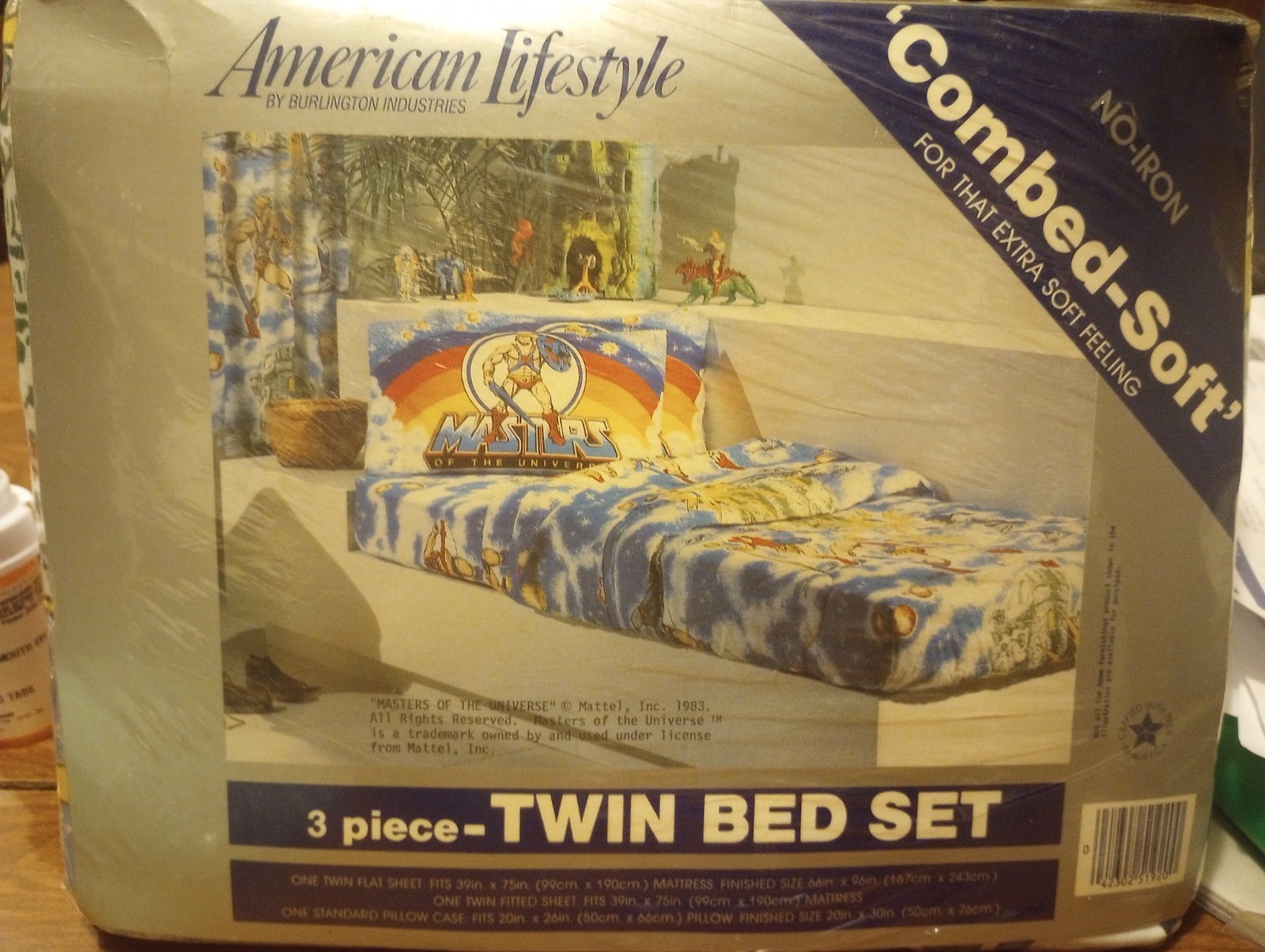NOS American Lifestyle 3-piece Twin Bed Set Brand New Vintage Never Used