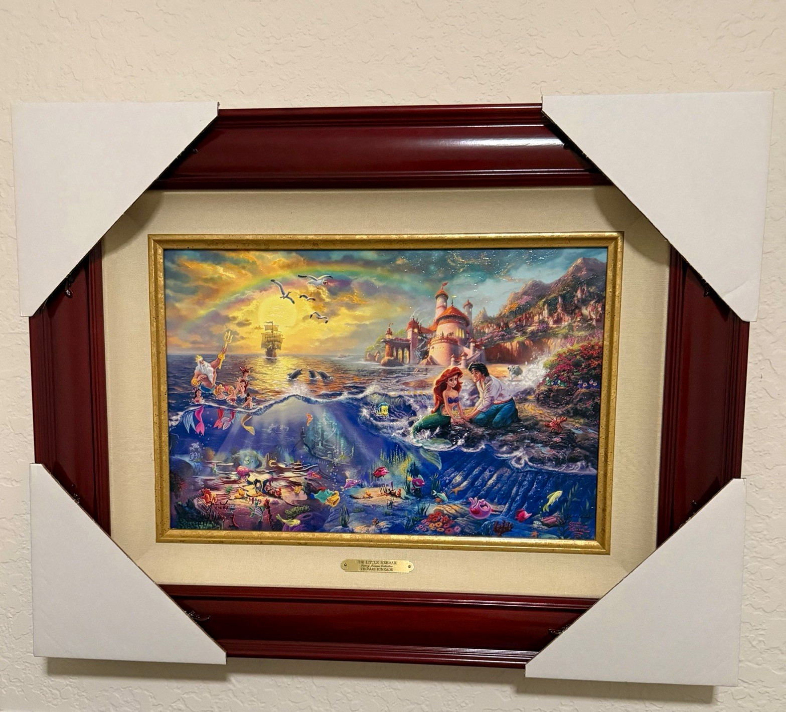 Thomas Kinkade Disney Dreams Collection The Little Mermaid Disney Print 2012