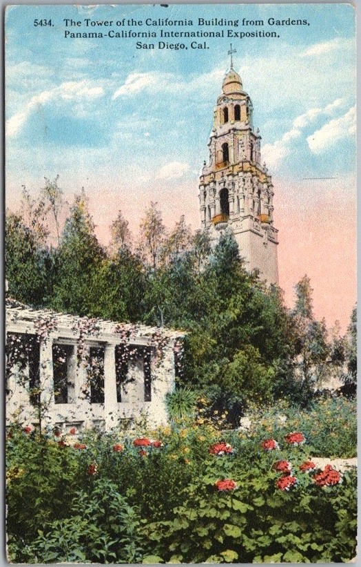 1915 PCE EXPO San Diego Calif. Postcard \