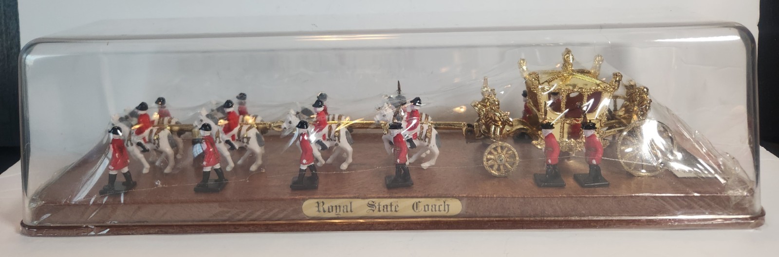 CRESCENT TOYS 1977 QUEENS SILVER JUBILEE STATE COACH SET IN ORIGINAL SHRINK WRAP