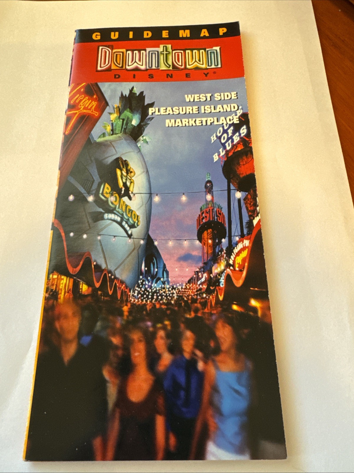 Walt Disney World - Disney’s Downtown Disney 2004 SOUVENIR GUIDE MAP