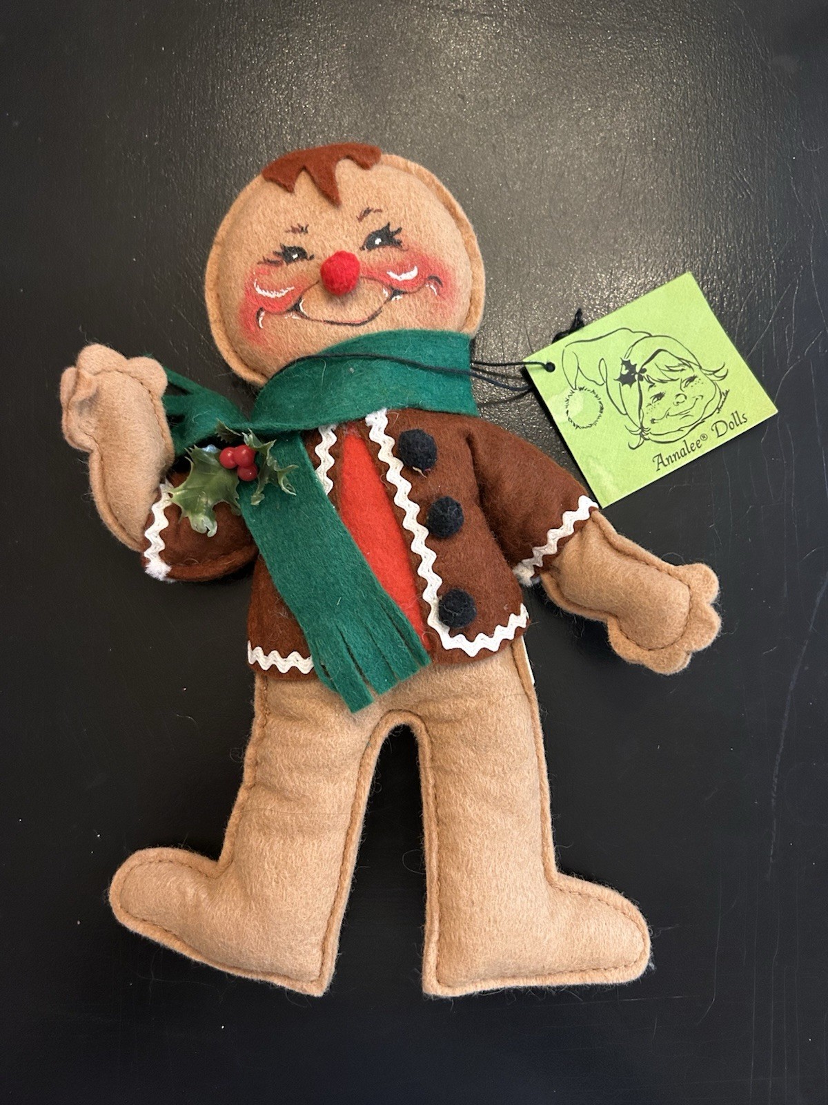 Annalee Mobilitee Doll VINTAGE 1983 9 Inch Gingerbread Man