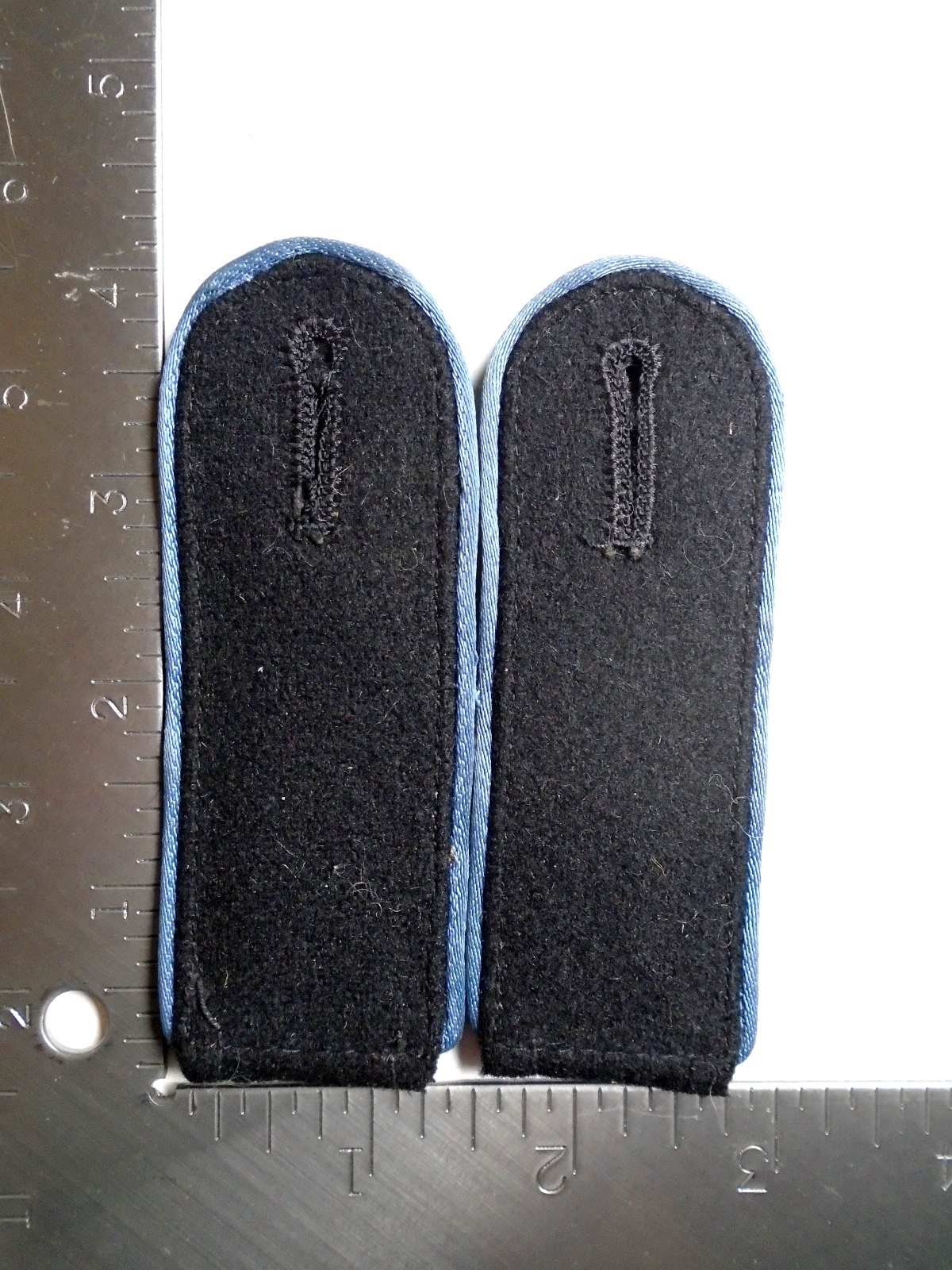 Original WWII German waffen SS Transport & Supply Enlisted Wool Shoulder Boards