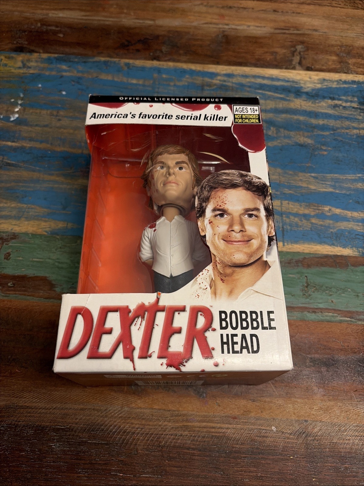 Dexter Morgan 2008  Rare Official Bobble Head Resurrection