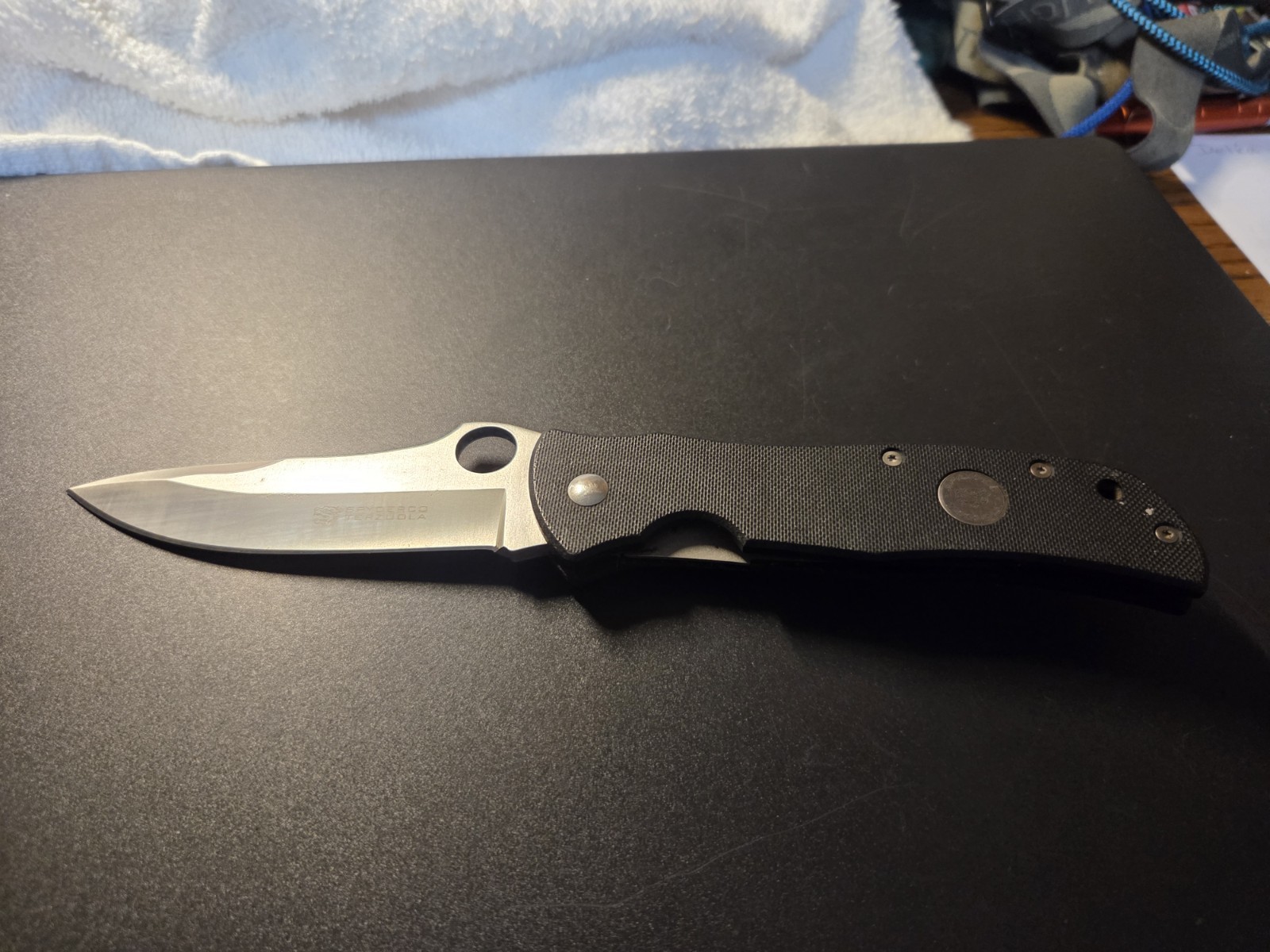 RARE Vintage Spyderco C55GP Bob Terzuola Starmate Folding Knife 440v steel