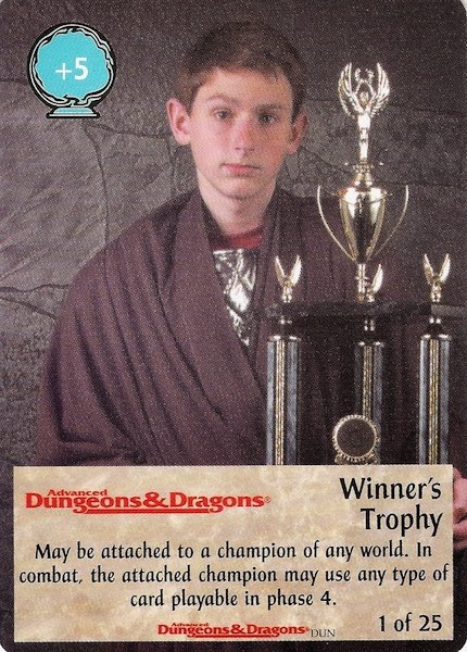 Spellfire - DUNGEONS Chase #01 - DUc/01 - Winners Trophy - NEW Winner's Trophy