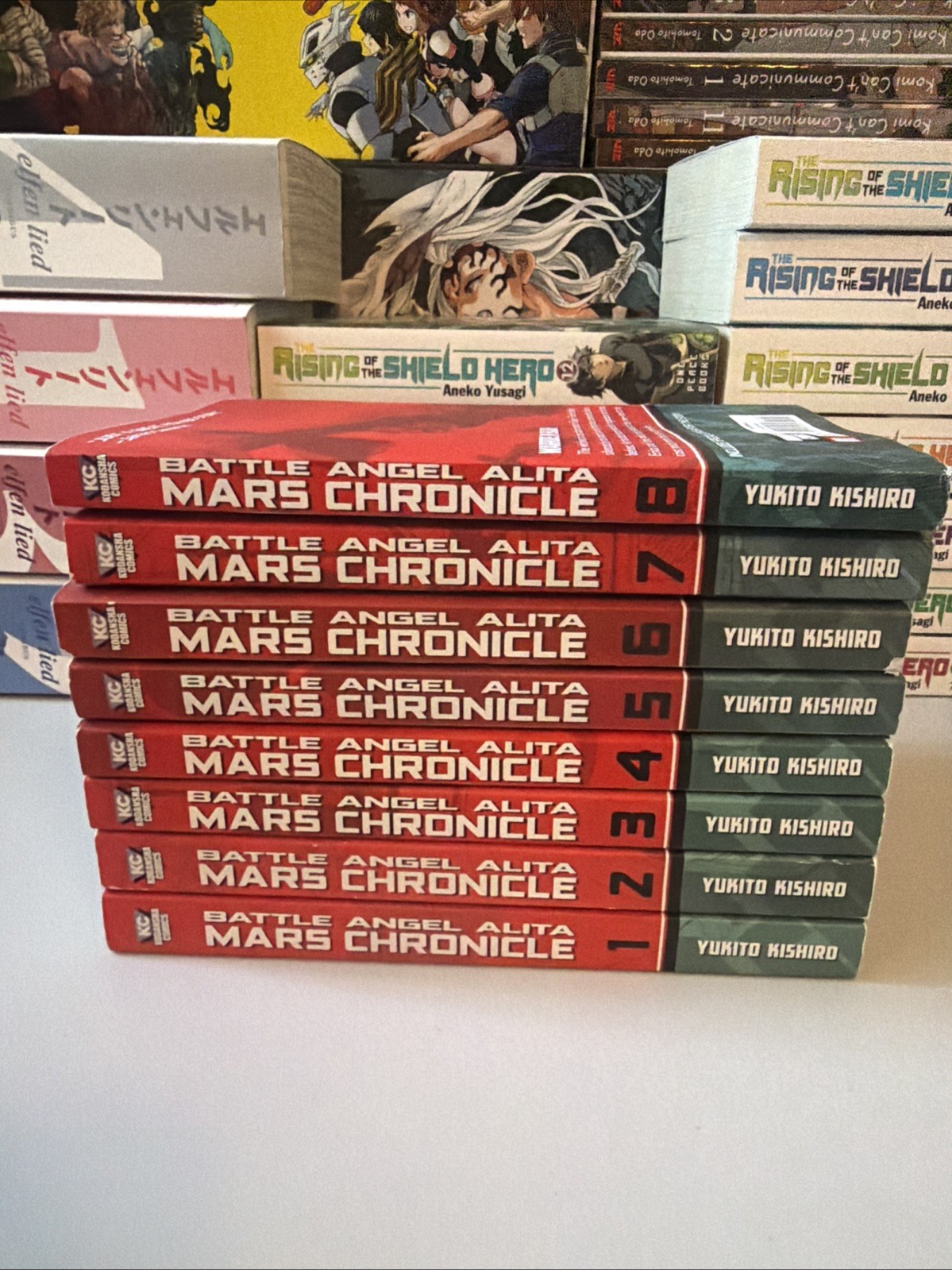 Battle Angel Alita Mars  Chronicles Volumes 1-8. Brand New. English Edition