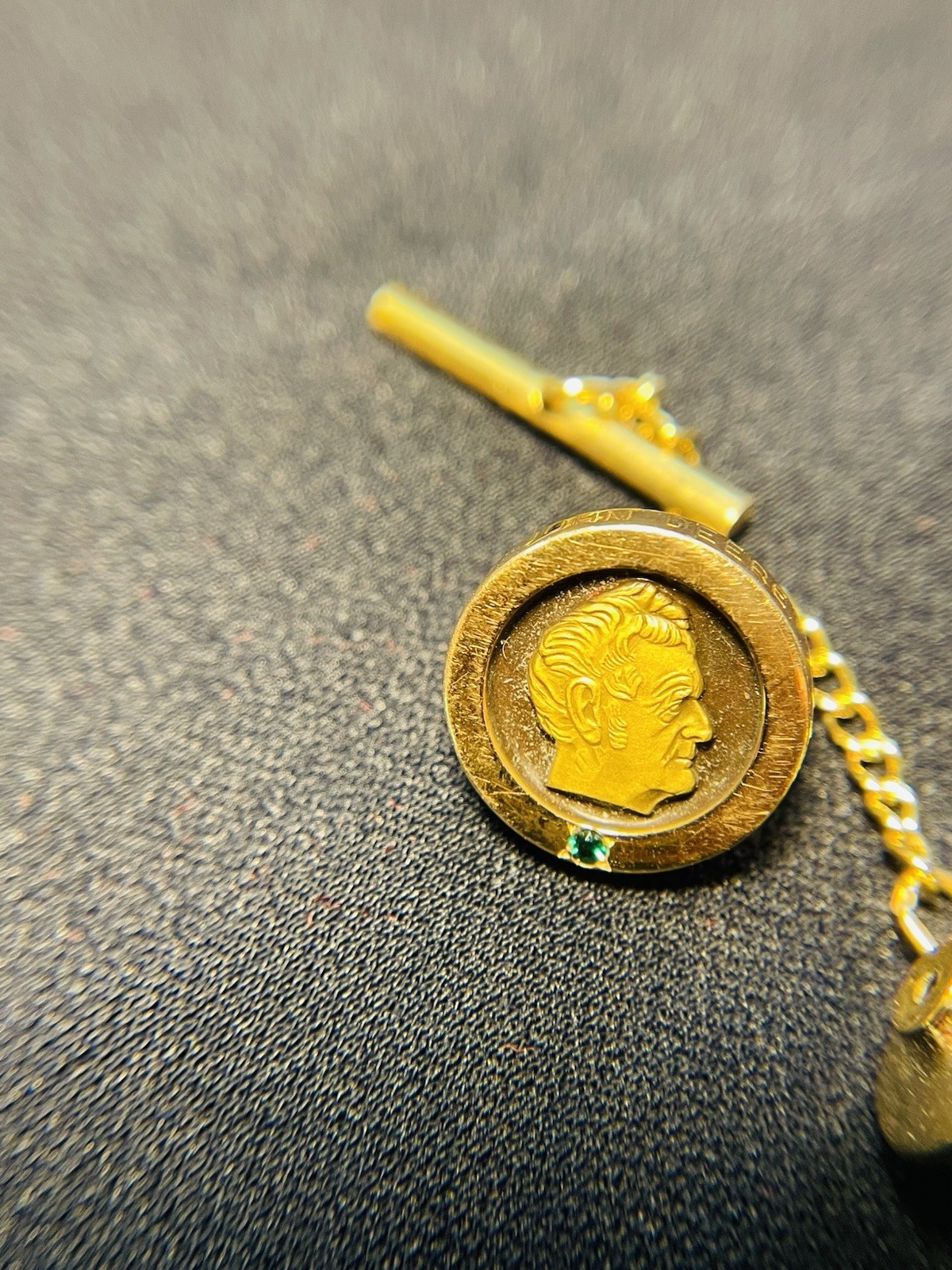 John Deere 10K Yellow Gold 5g Anniversary Award Pin Vintage