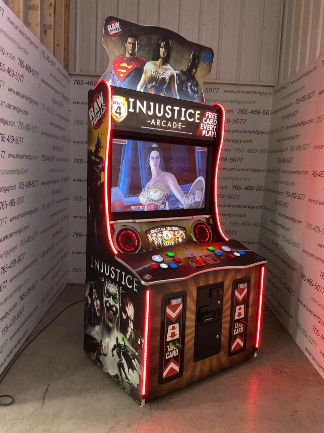 Injustice Arcade Series 4 by Raw thrills COIN-OP Arcade Video Game