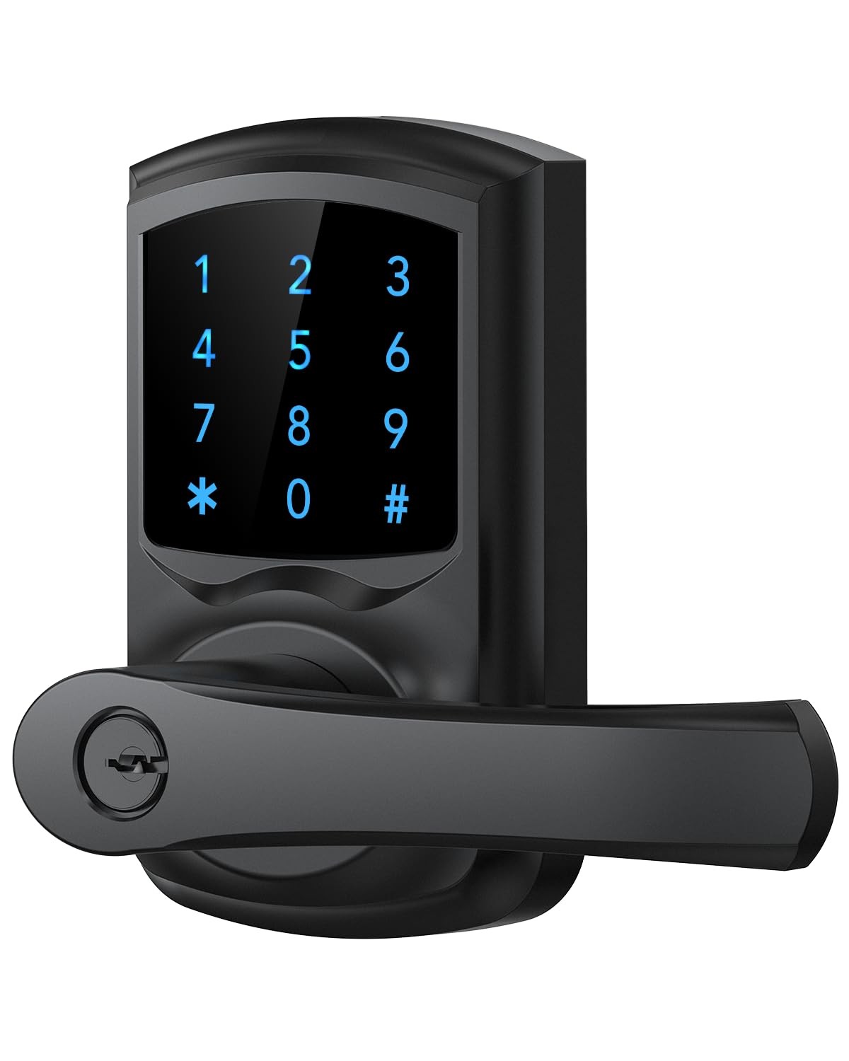 HIDALIFE Keyless Entry Door Lock with HL-668 Matte Black 1pack, HIDALIFE Keyless Entry Door Lock with HL-668 Matte Black 1pack,