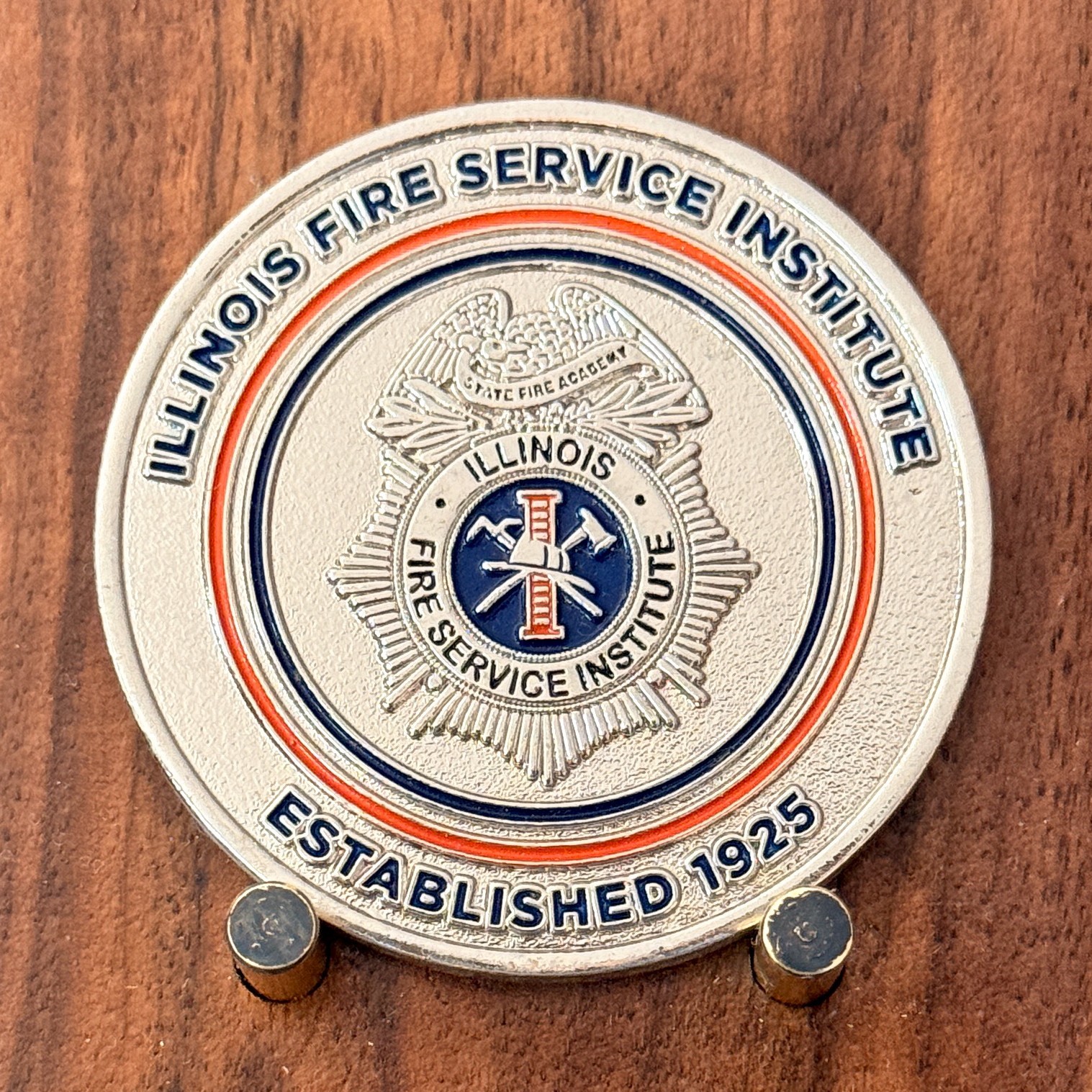 Illinois Fire Service Institute Testing Validation Team Challenge Coin  W#24