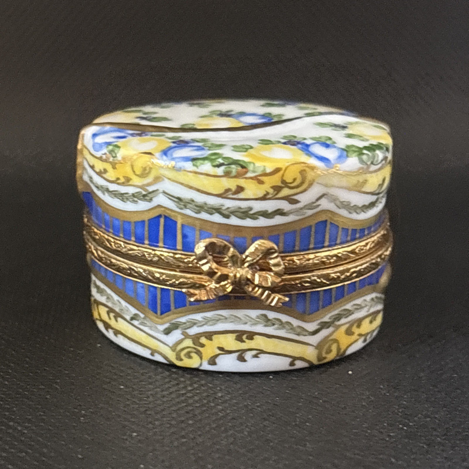 Limoges Floral Box Trinket Box