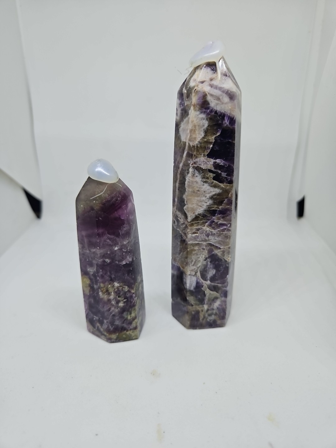 2 Piece - Amethyst Tower Set- 168g & 98g - 2 Piece Set