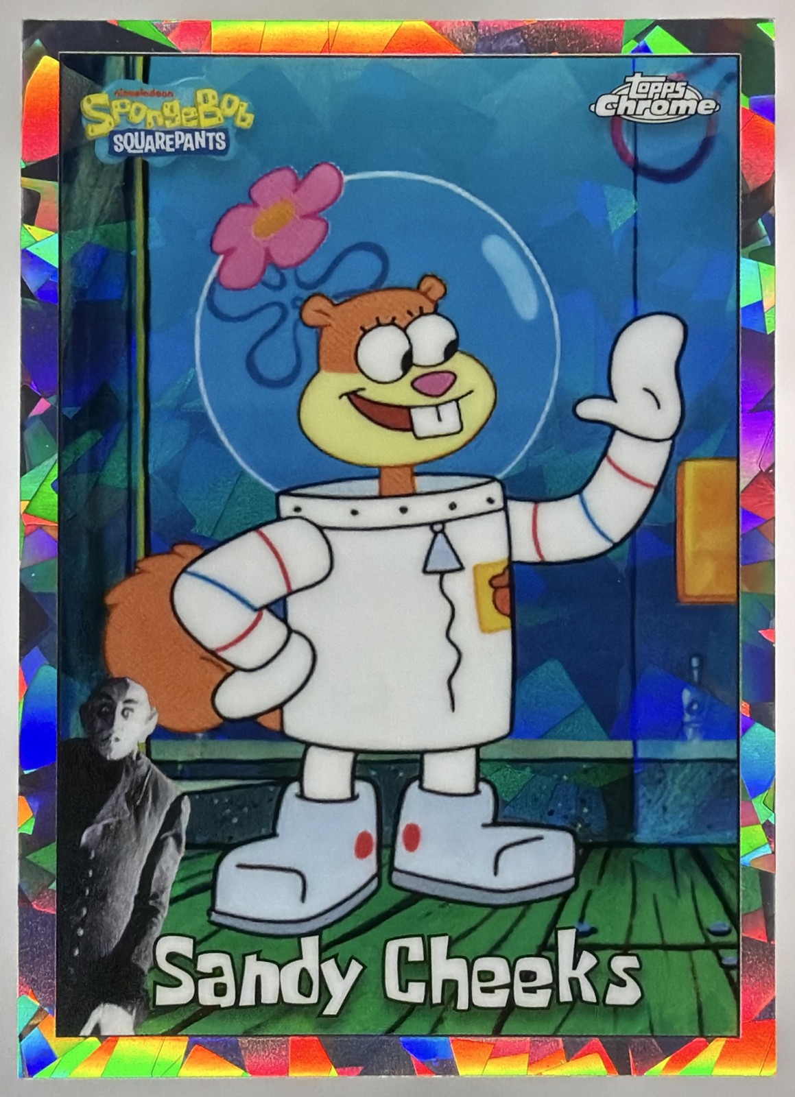 2025 Topps Chrome SpongeBob SquarePants Sandy Cheeks Night Shift Manager /25 #27