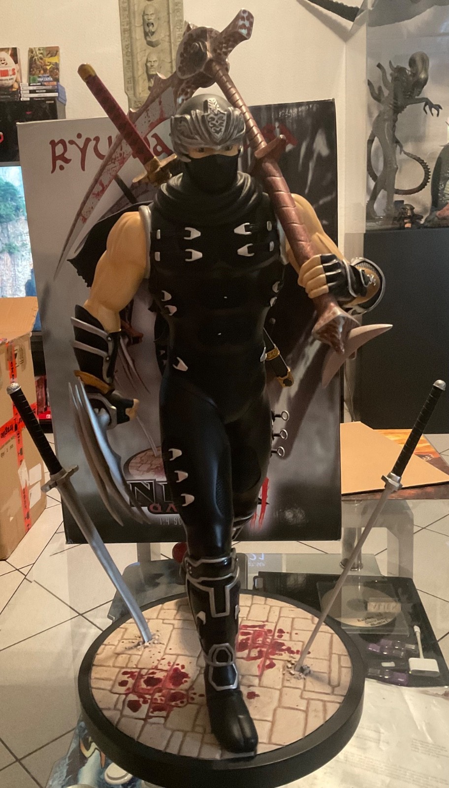 Ryu Hayabusa 1/4 sideshow one 2 one Ninja Gaiden 2 figure rare, LIMITED