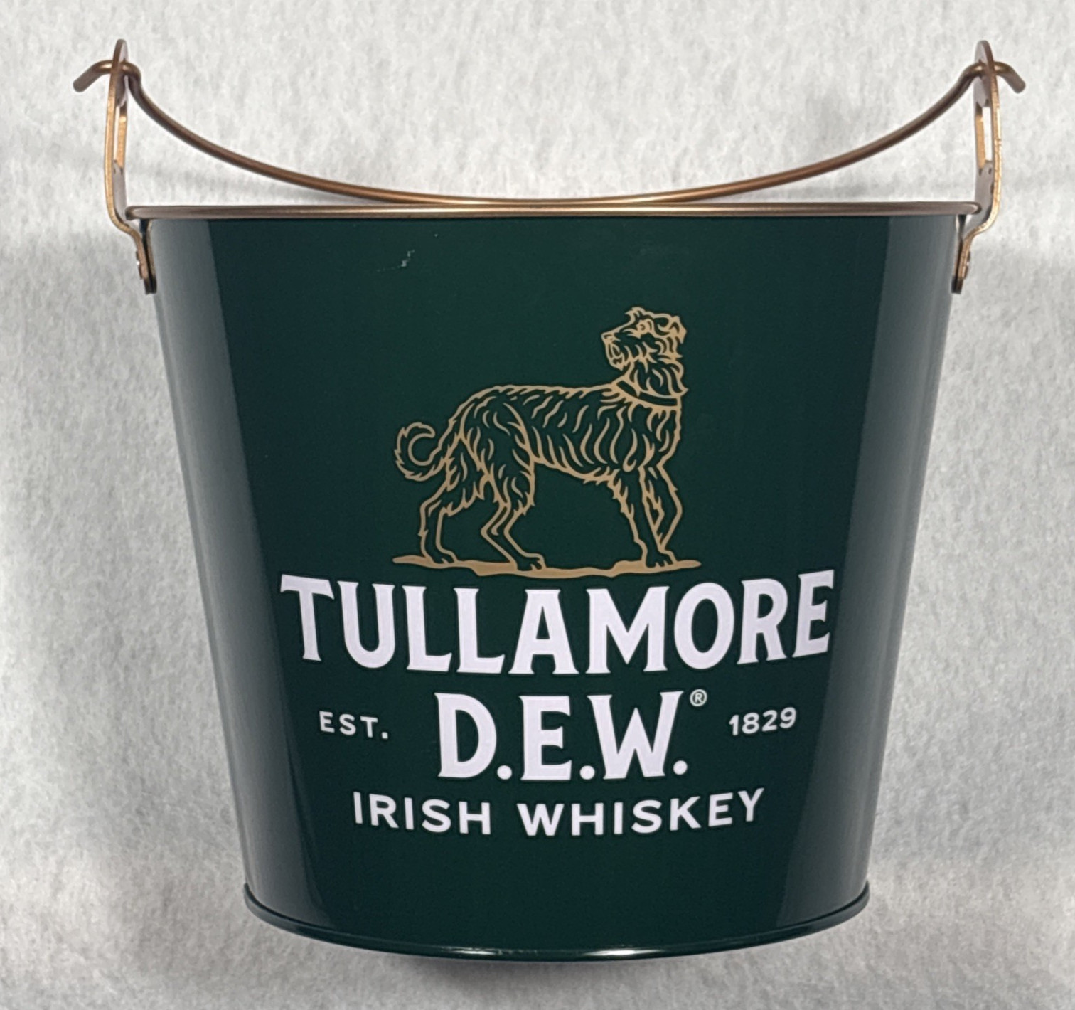 TULLAMORE D.E.W. Irish Whiskey Bucket with built in Bottle Openers NEW