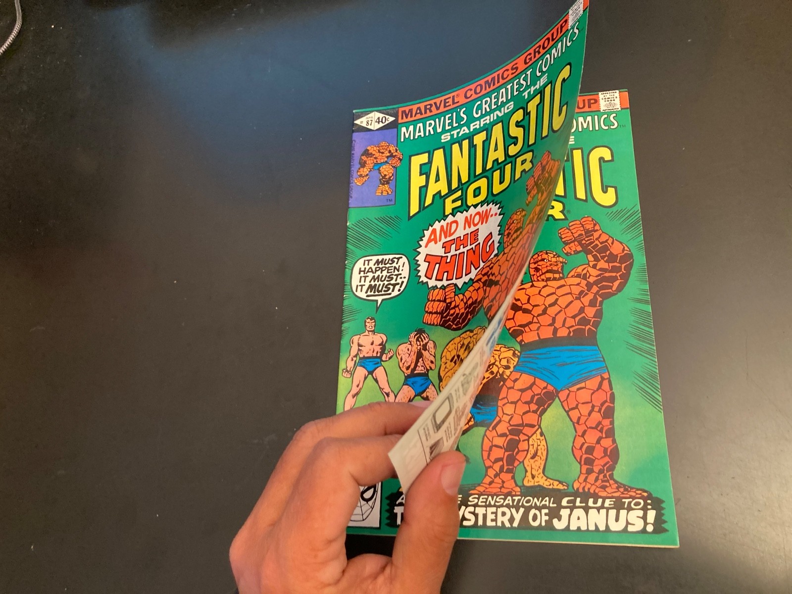 Lookee MARVEL'S GREATEST COMICS #87 (1980/Fantastic Four) *RARE DOUBLE COVER*