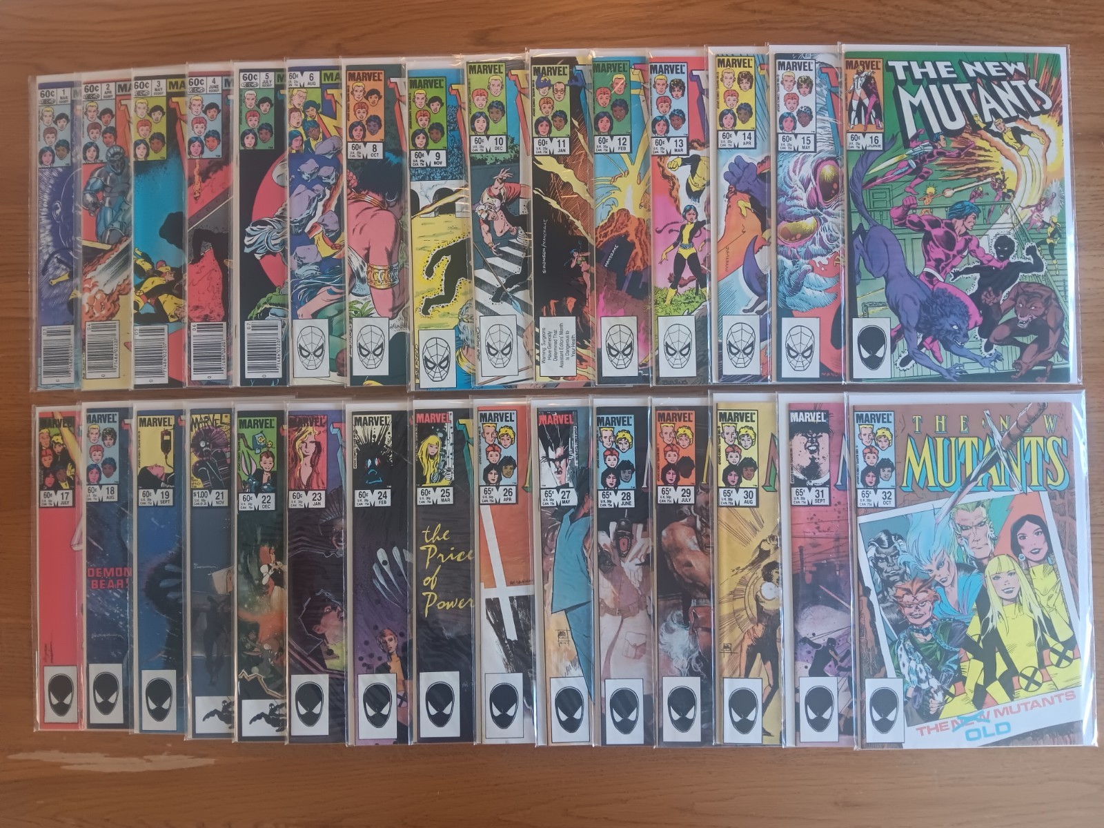 New Mutants Huge Lot of 30 # 1-6 8-19 21-32 Newsstand 1st Legion Majik 1983 Nice