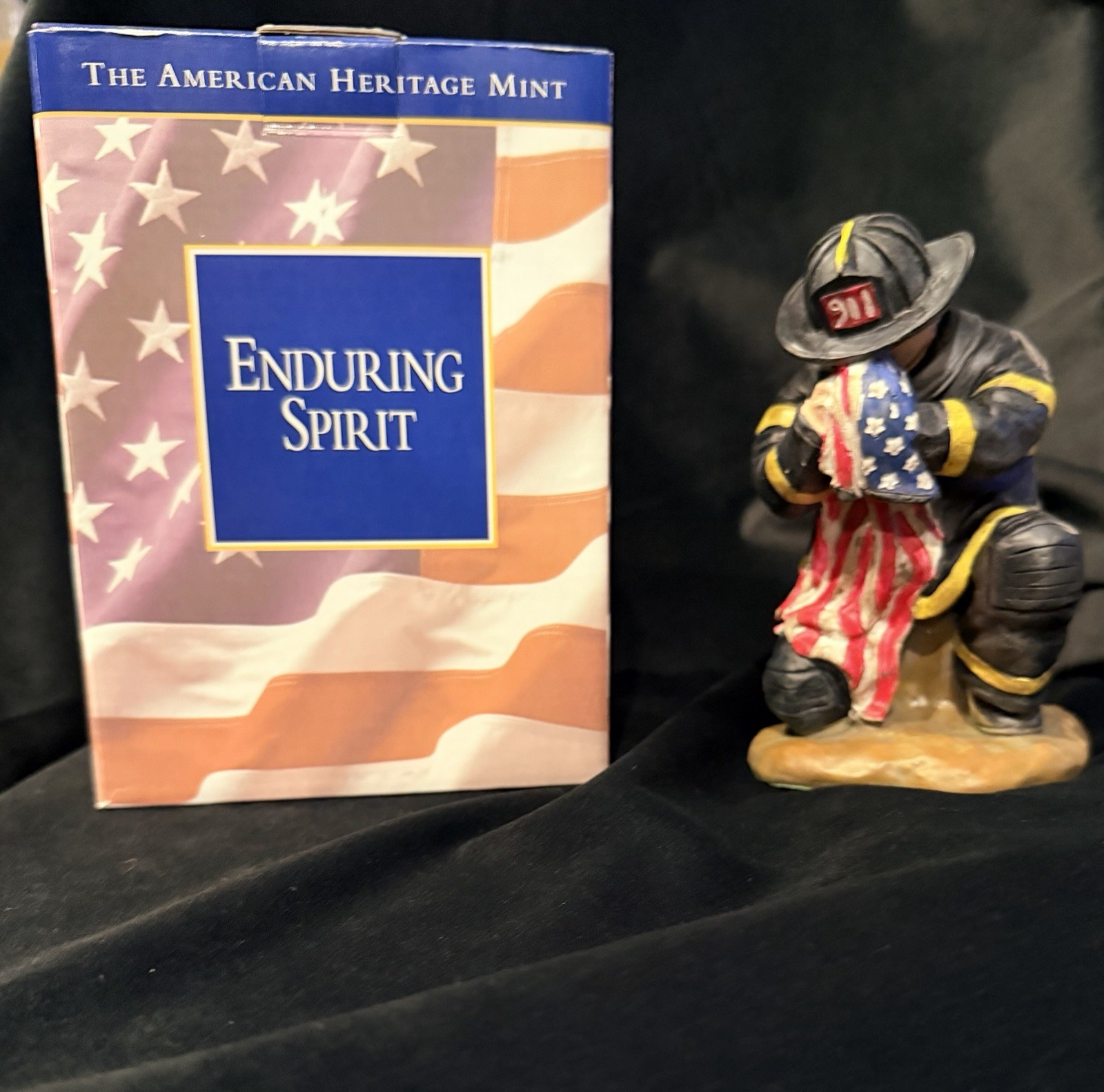 The American Heritage Mint 911 Enduring Spirit Fire Fighter Statue Multi-Color