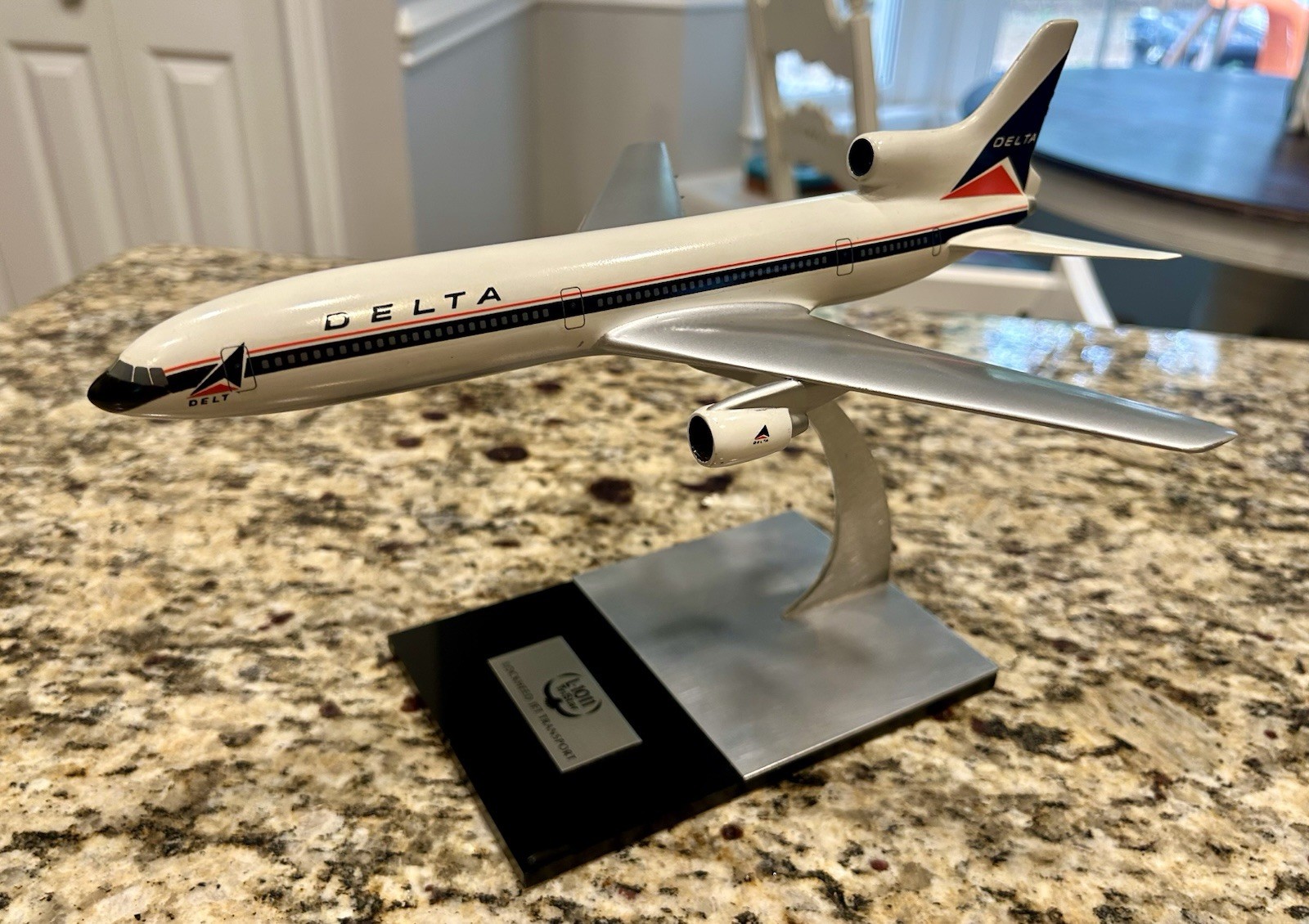 Vintage Rolen Plastics Delta Airlines L-1011 Model