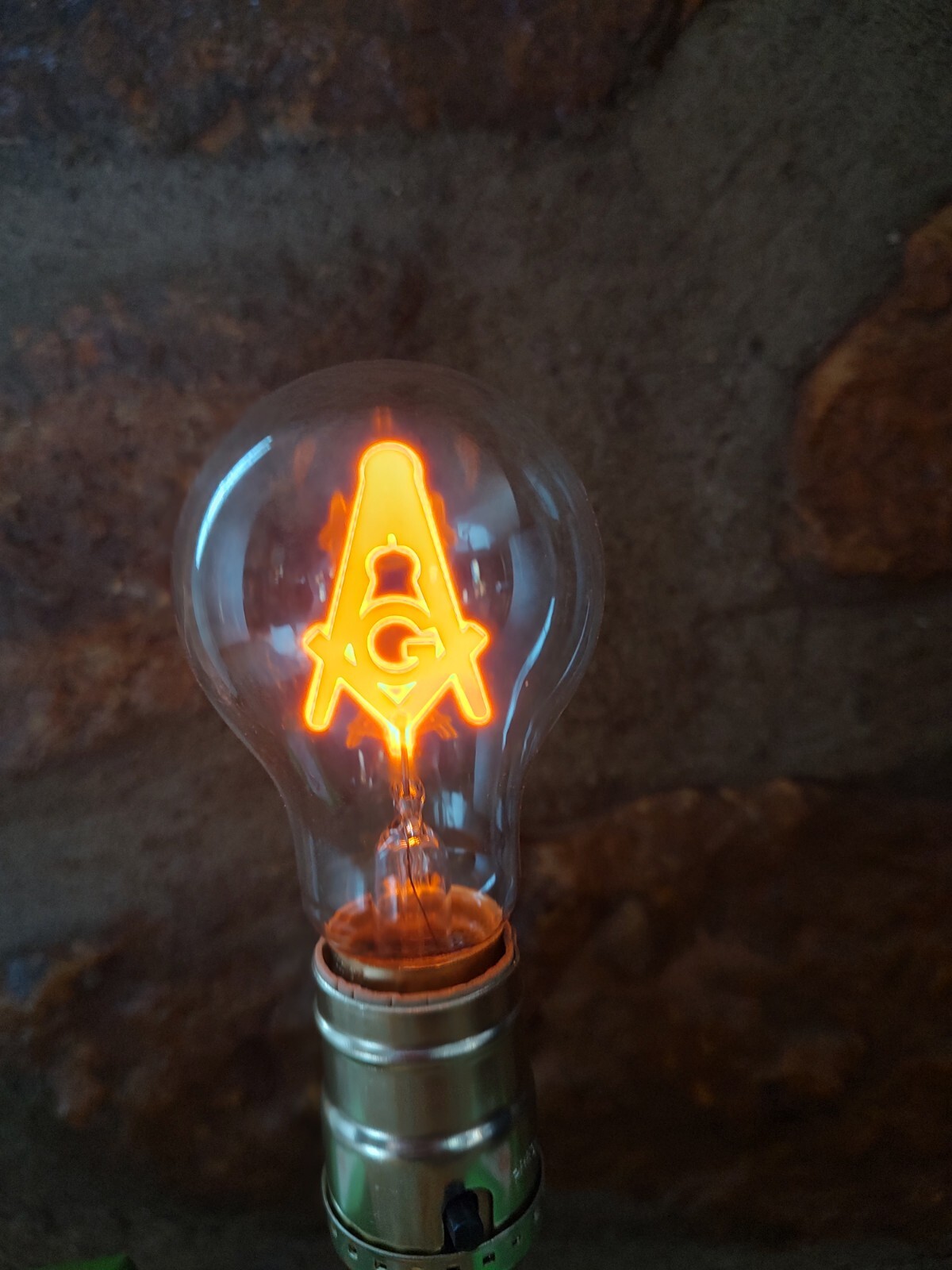 Masonic Lodge Alter light bulb LOT OF 3 BULBS,Mason Square and Compass 