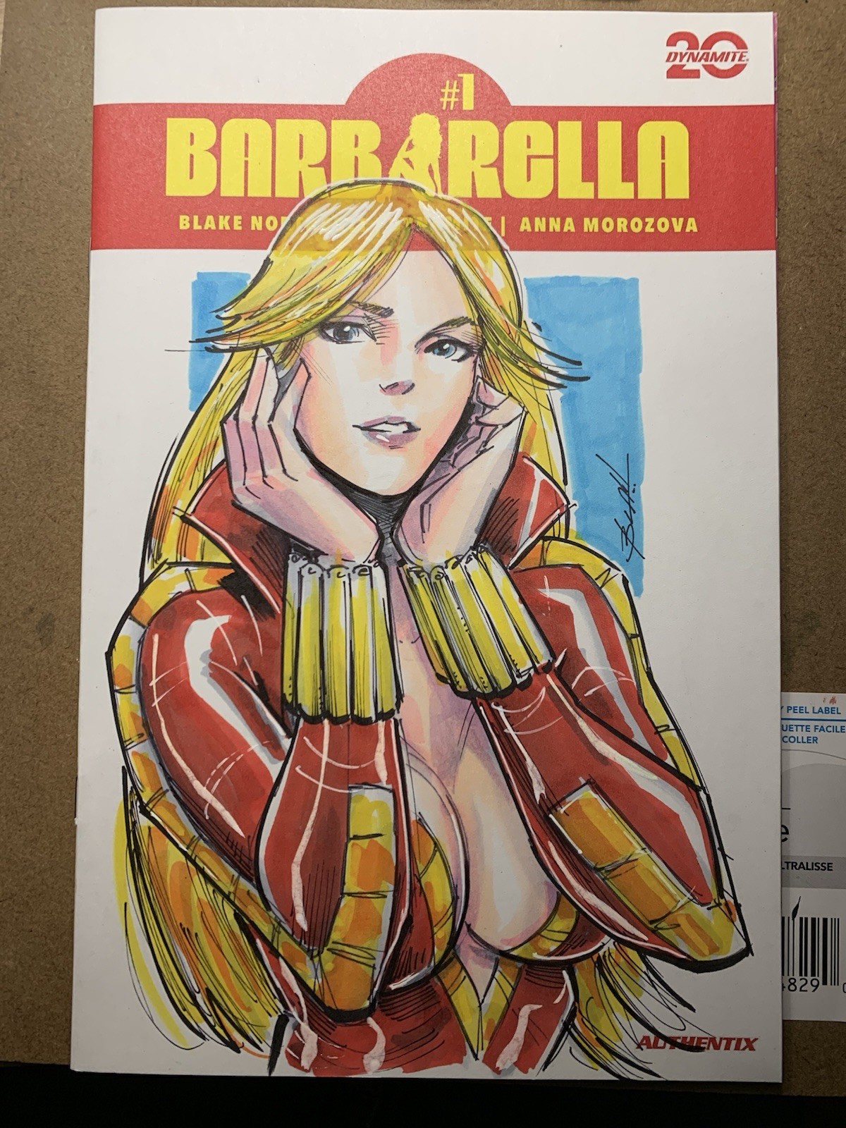 Barbarella 1 Original Sketch Cover Variant