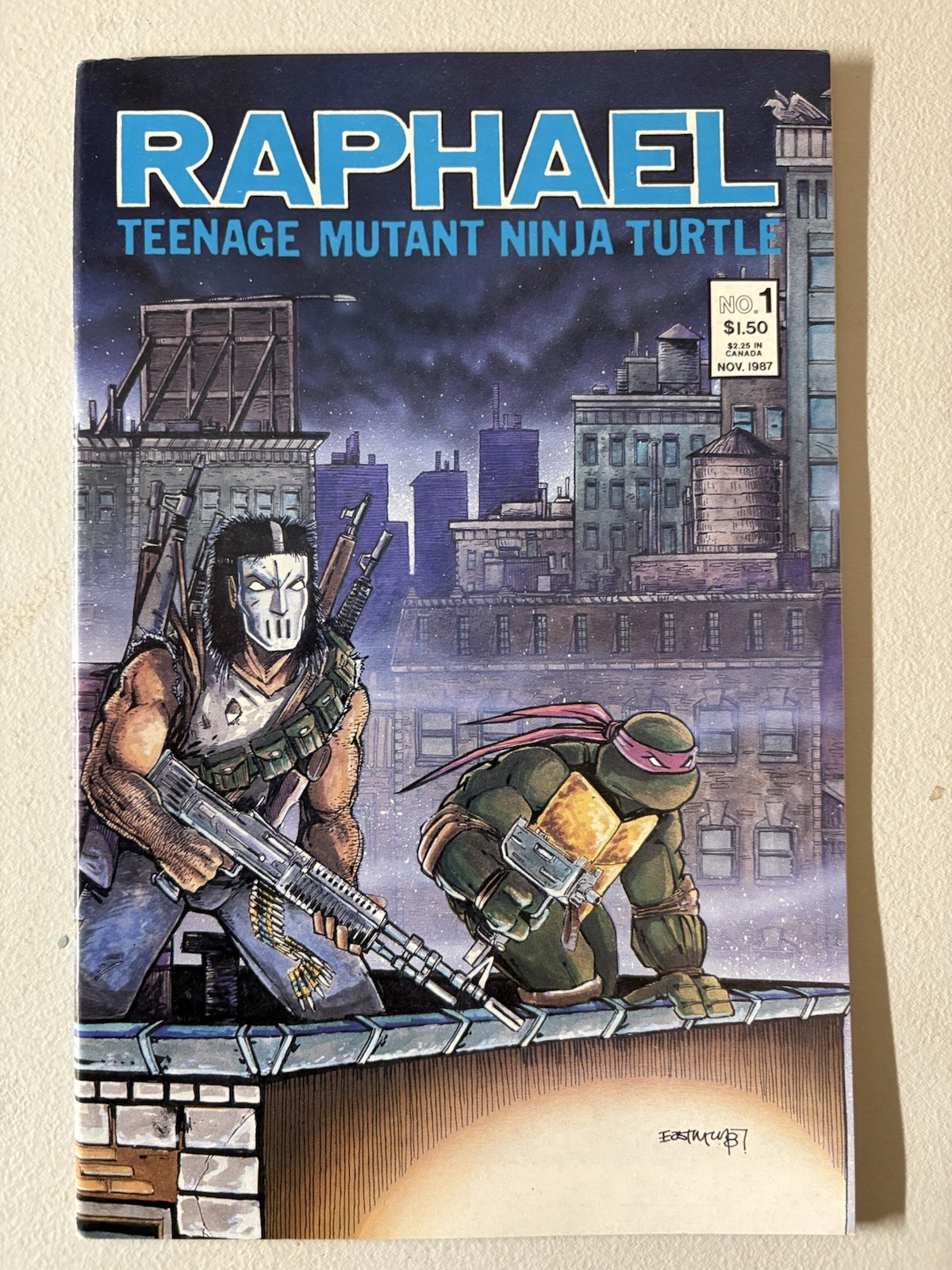 RAPHAEL #1 - ONE-SHOT(1987) 2ND PRINT MIRAGE COMICS TEENAGE MUTANT NINJA TURTLES
