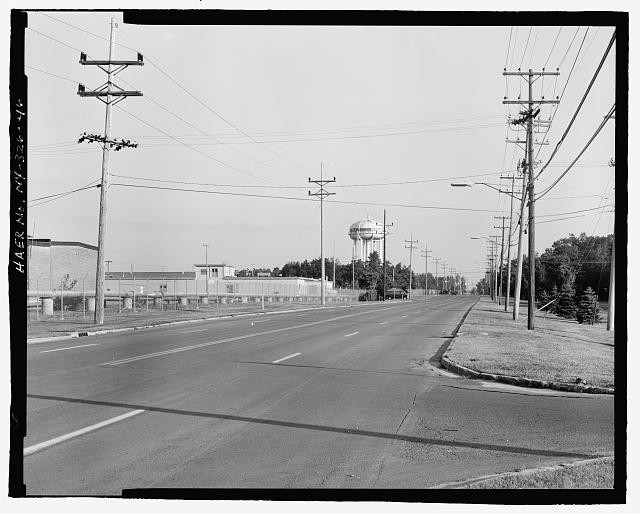 Plattsburgh Air Force Base New York Arizona Avenue 1960s Road View to Northwest