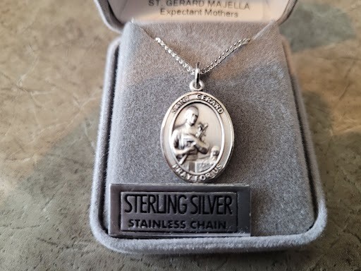 BLISS - STERLING SILVER ST GERARD MA JELLA MEDALLION EXPECTANT MOTHERS 8042SS/18 BLISS - STERLING SILVER ST GERARD MA JELLA MEDALLION EXPECTANT MOTHERS 8042SS/18