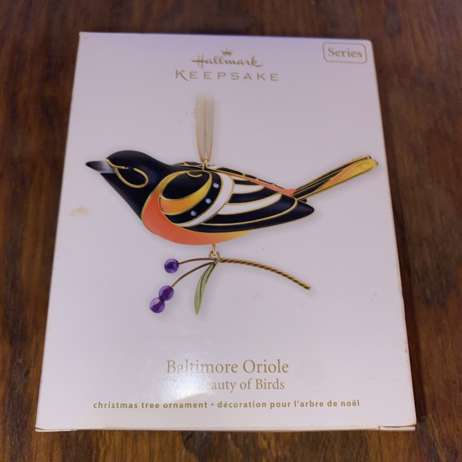 Hallmark Keepsake~2011 Baltimore Oriole~The Beauty of Birds Ornament~7th