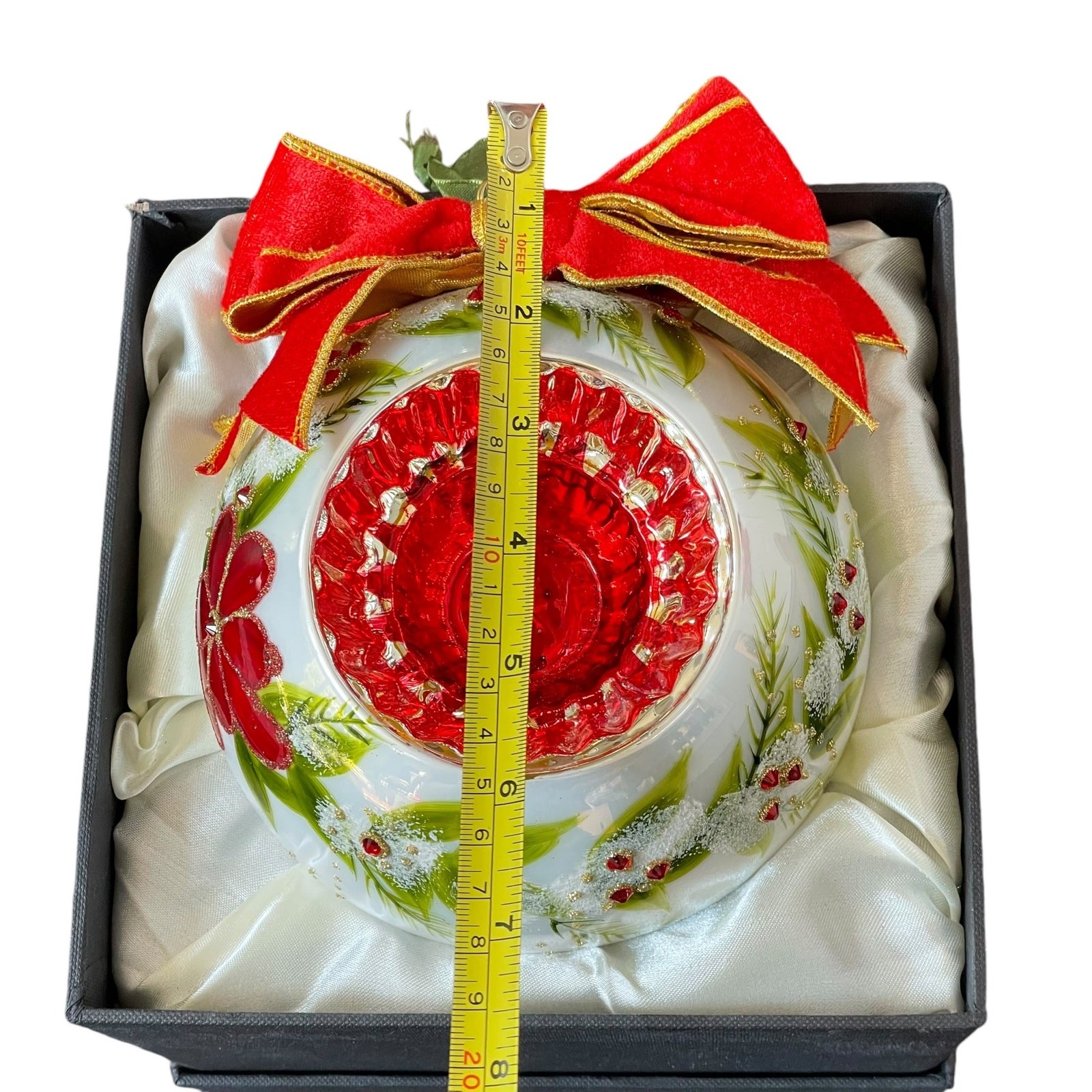 Frontgate Reflector Christmas Ornament 2018 Large 6\