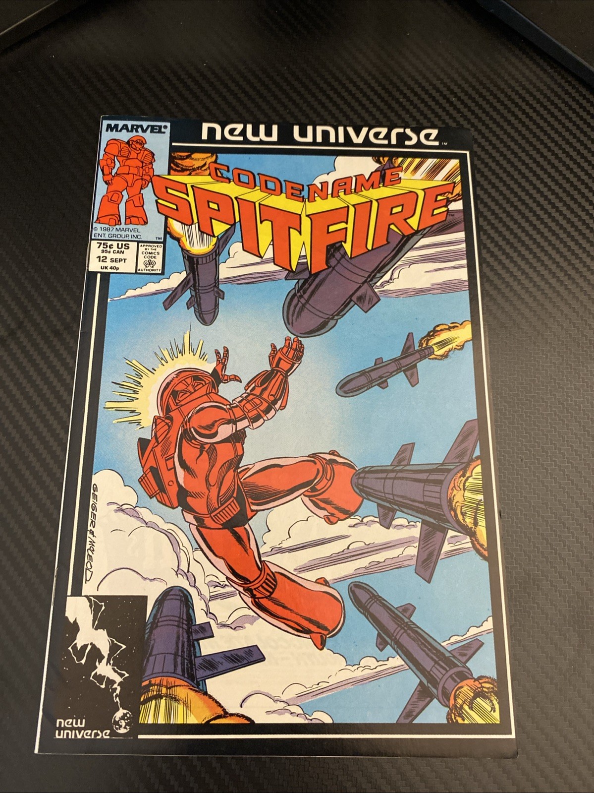 Codename: Spitfire #12 Marvel 1987 New Universe