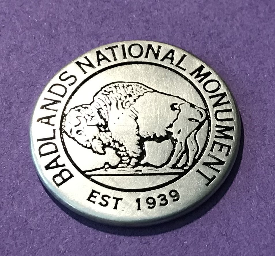 New Listing RARE & Discontinued Badlands Flat 2D Bison Token